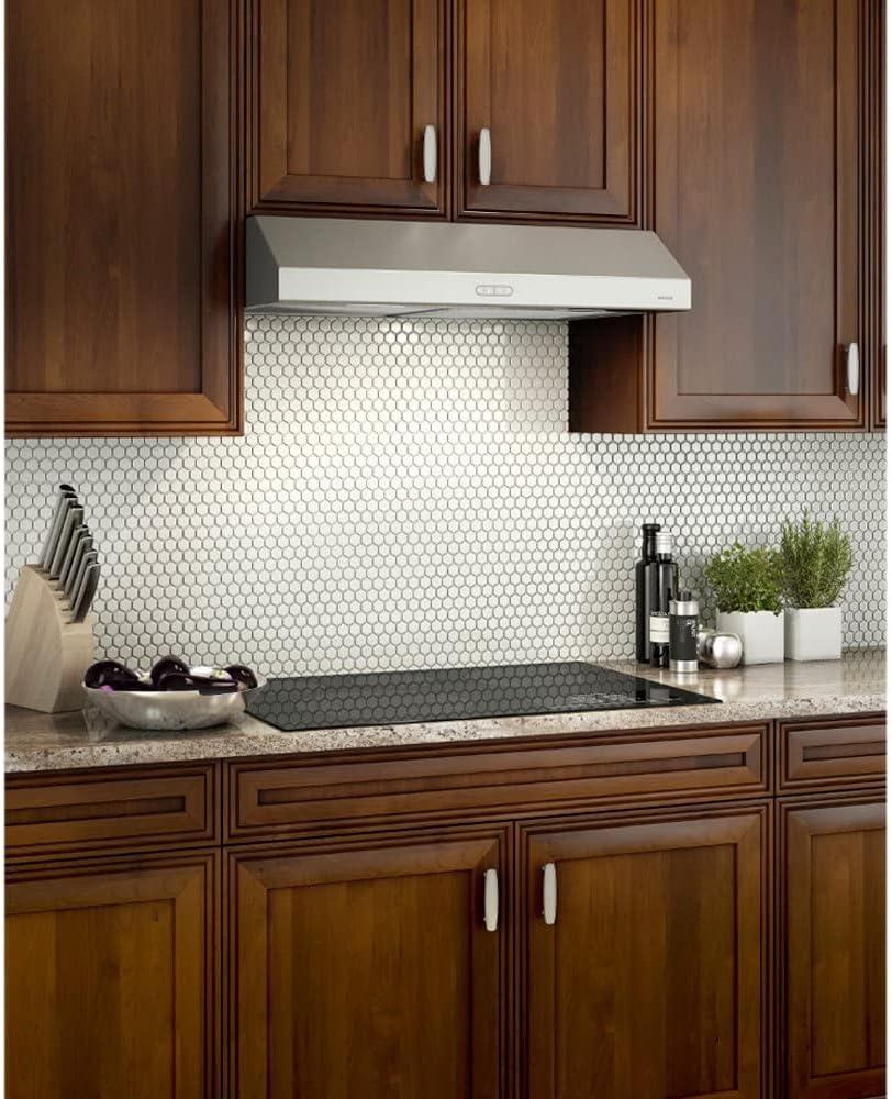 Broan 30'' Glacier 300 CFM Convertible Under Cabinet Range Hood