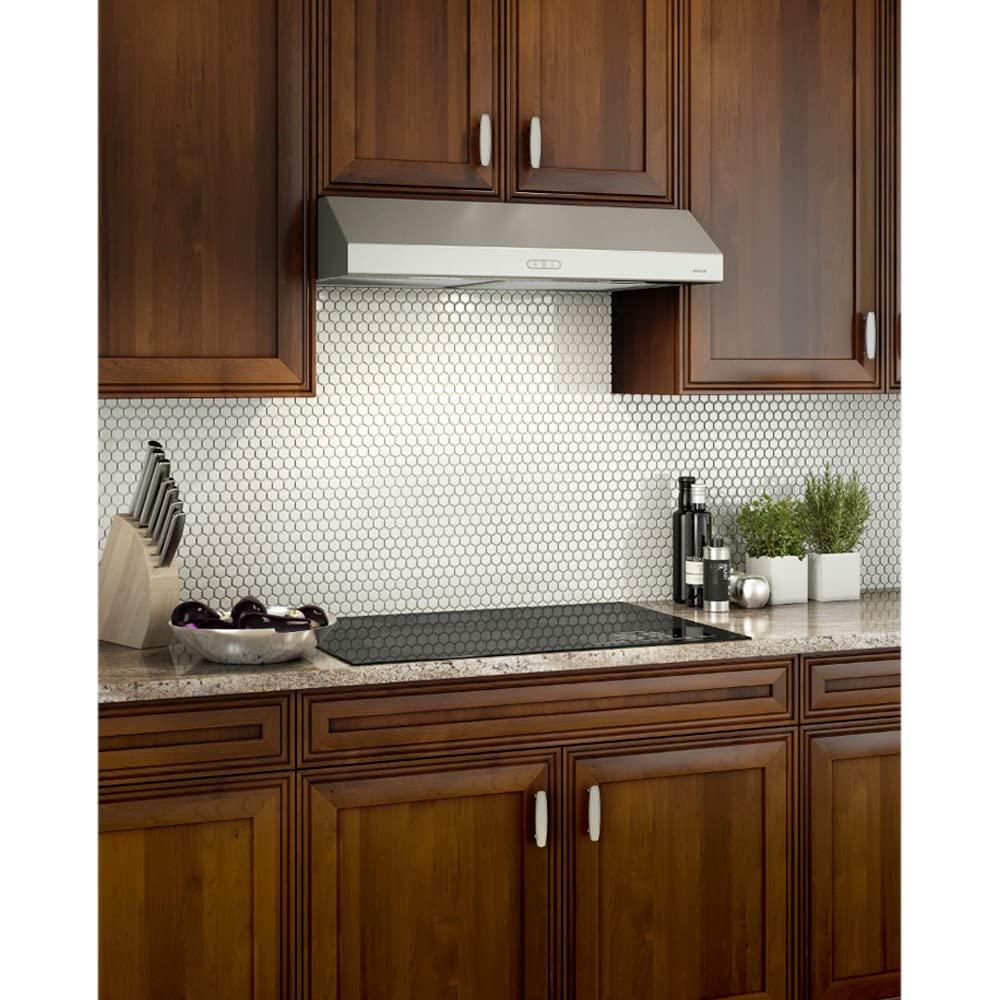 Broan NuTone Broan NuTone 36" Steel 375 CFM Convertible Under Cabinet Range Hood with Mesh Filter BCDF136SS