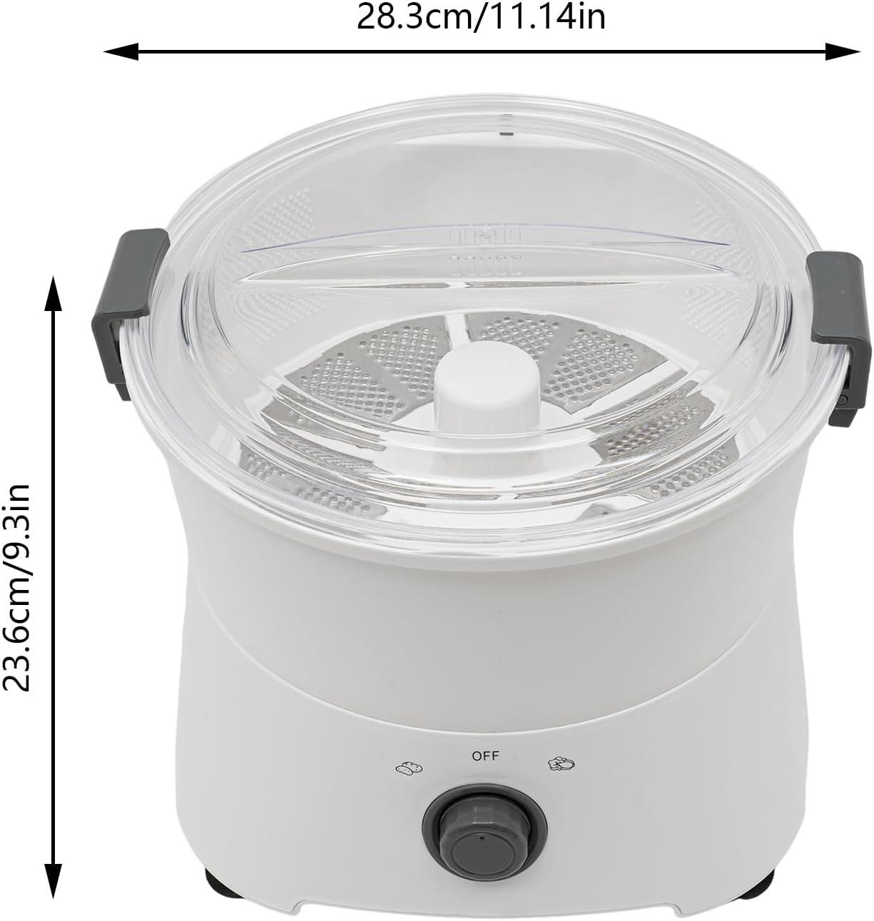 85W White Electric Potato and Apple Peeler with Dehydrator