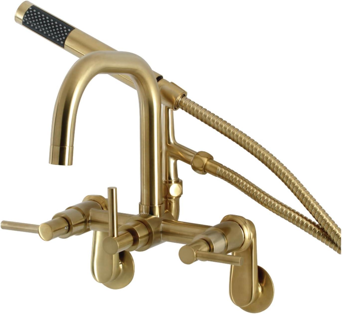Kingston Brass Kingston Brass Concord Wall Mount Clawfoot Tub Faucet AE8457DX