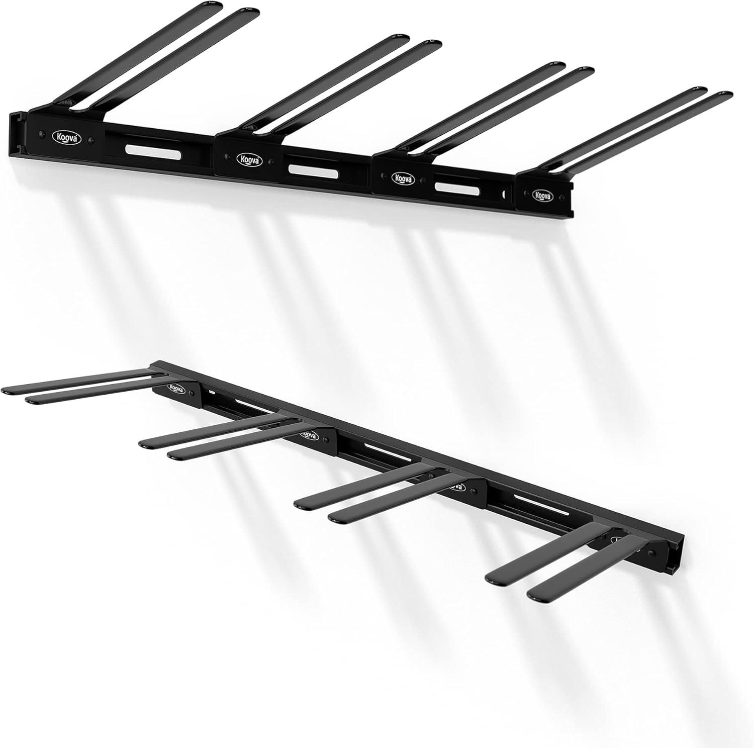 Crymble Steel Wall Mounted Adjustable Multi-Use Ski/Snowboard Rack