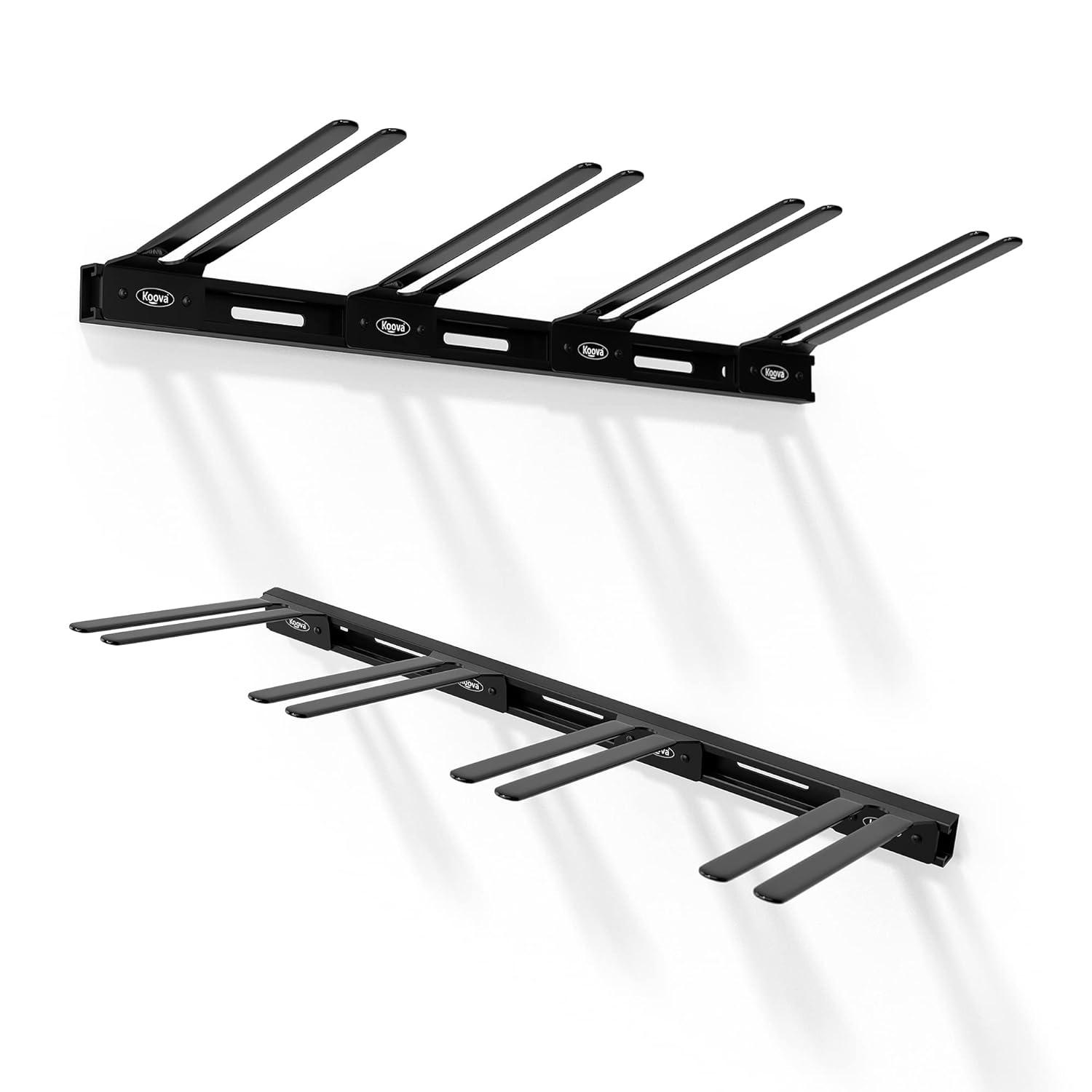 Crymble Steel Wall Mounted Adjustable Multi-Use Ski/Snowboard Rack