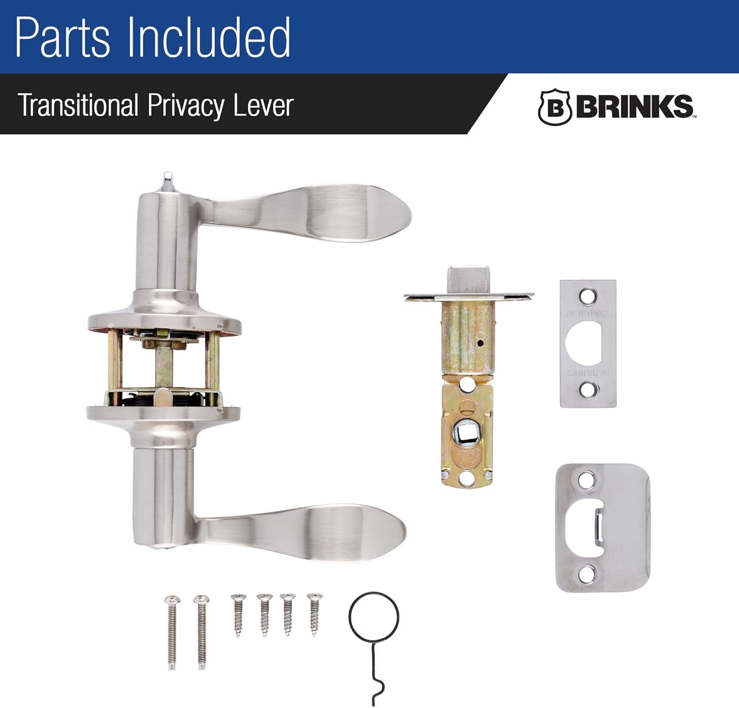 Brinks Raleigh Transitional Privacy Wave Lever