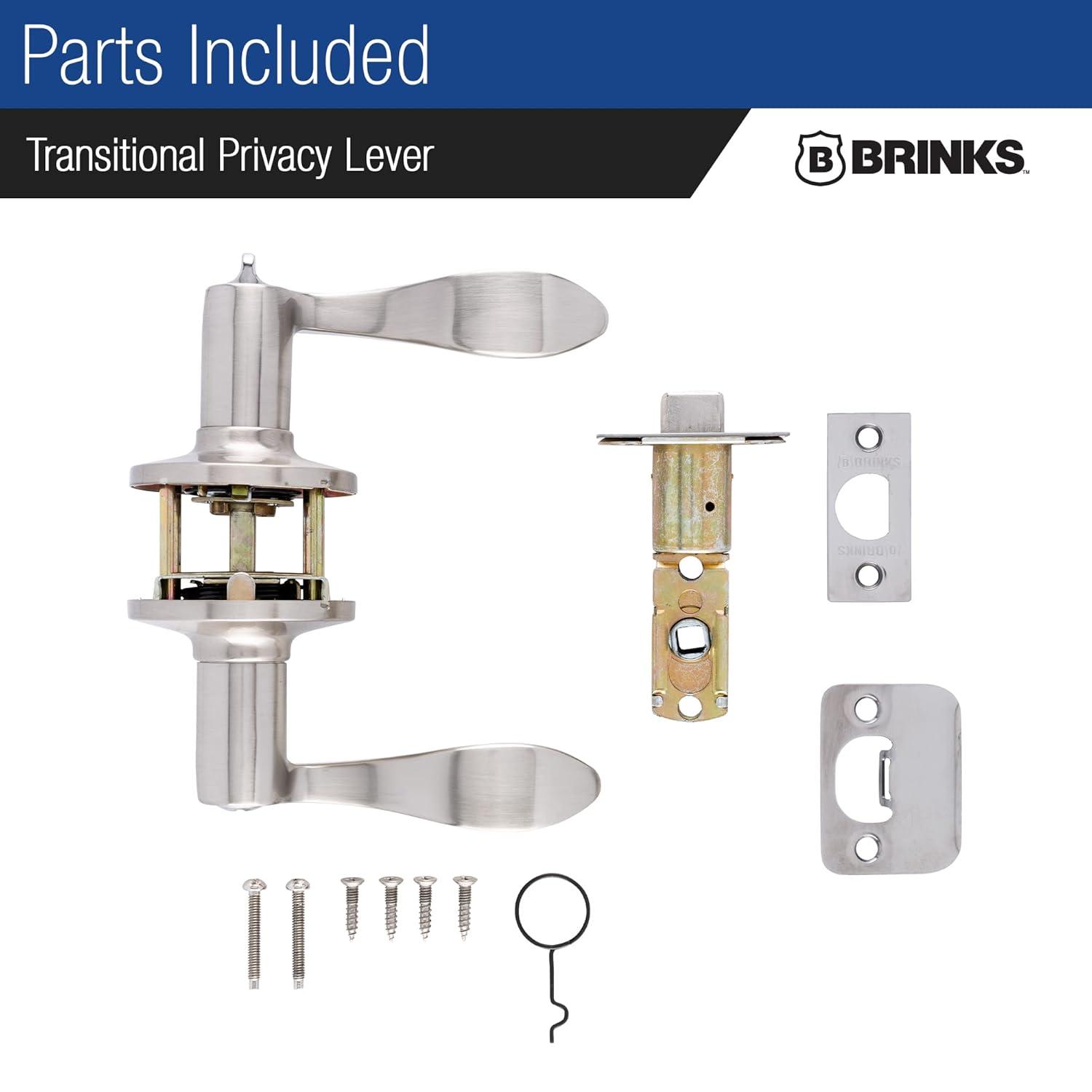 Brinks Raleigh Transitional Privacy Wave Lever
