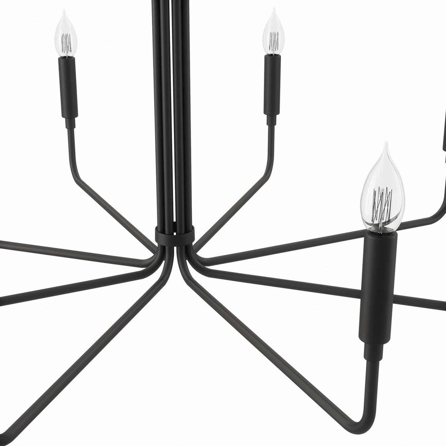 Modway Rekindle 8-Light Chandelier