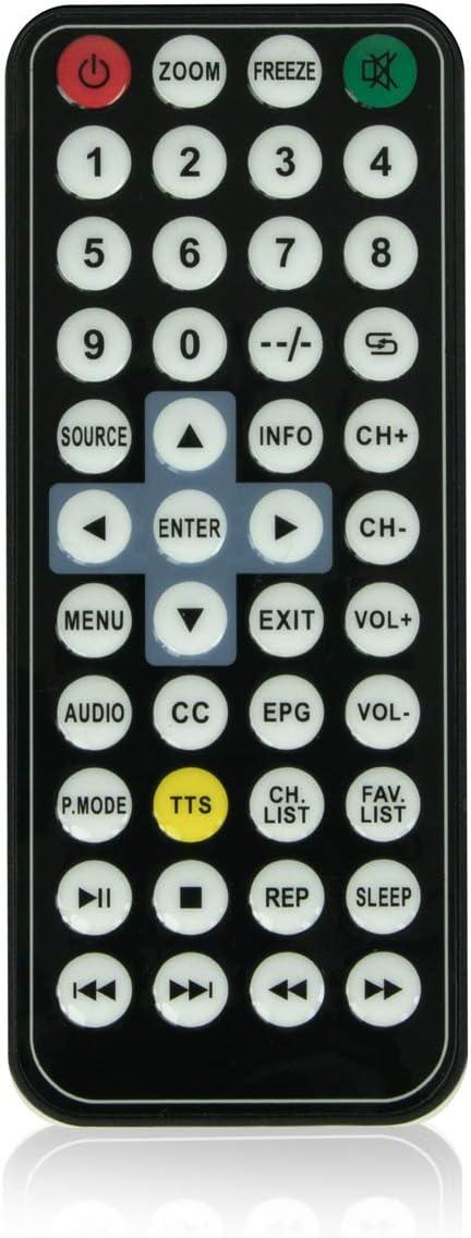 Tyler TTV704-9 Inch,  Portable Widescreen LCD TV with Detachable Antennas, USB/SD Card Slot, Built in Digital Tuner, and AV Inputs