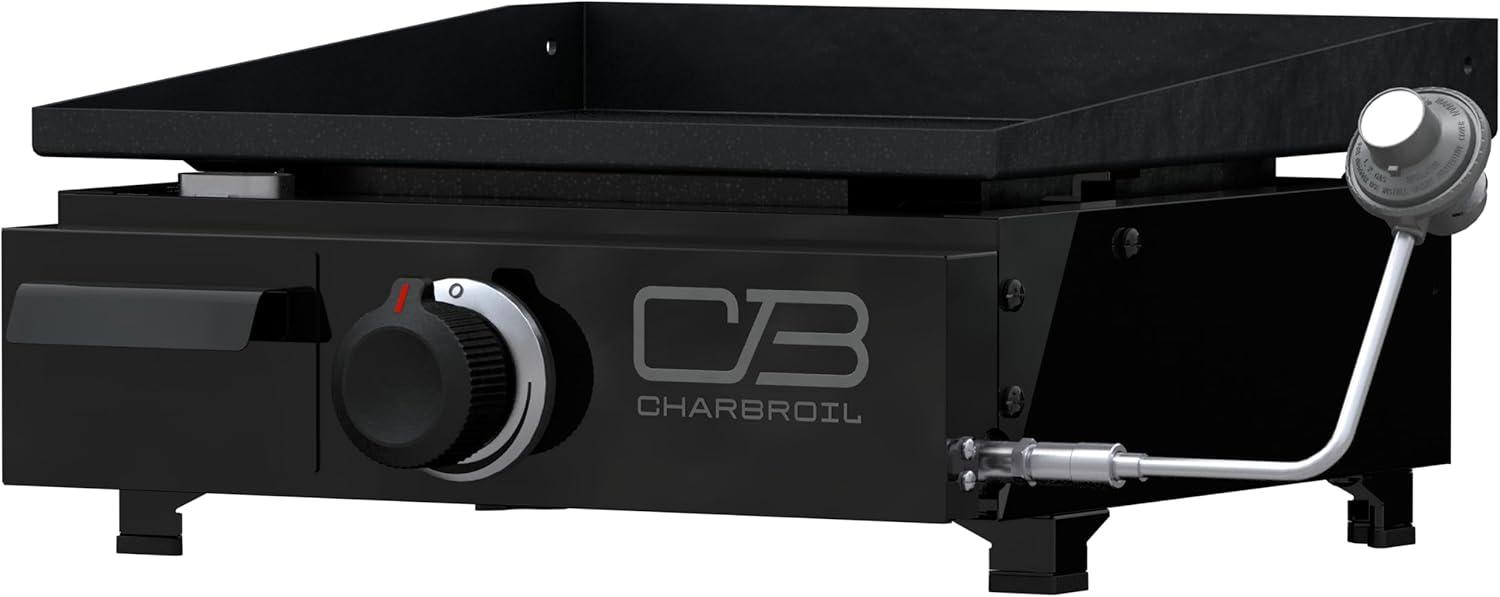 Charbroil Performance Series 17" Portable Flat Top Gas Griddle, Black