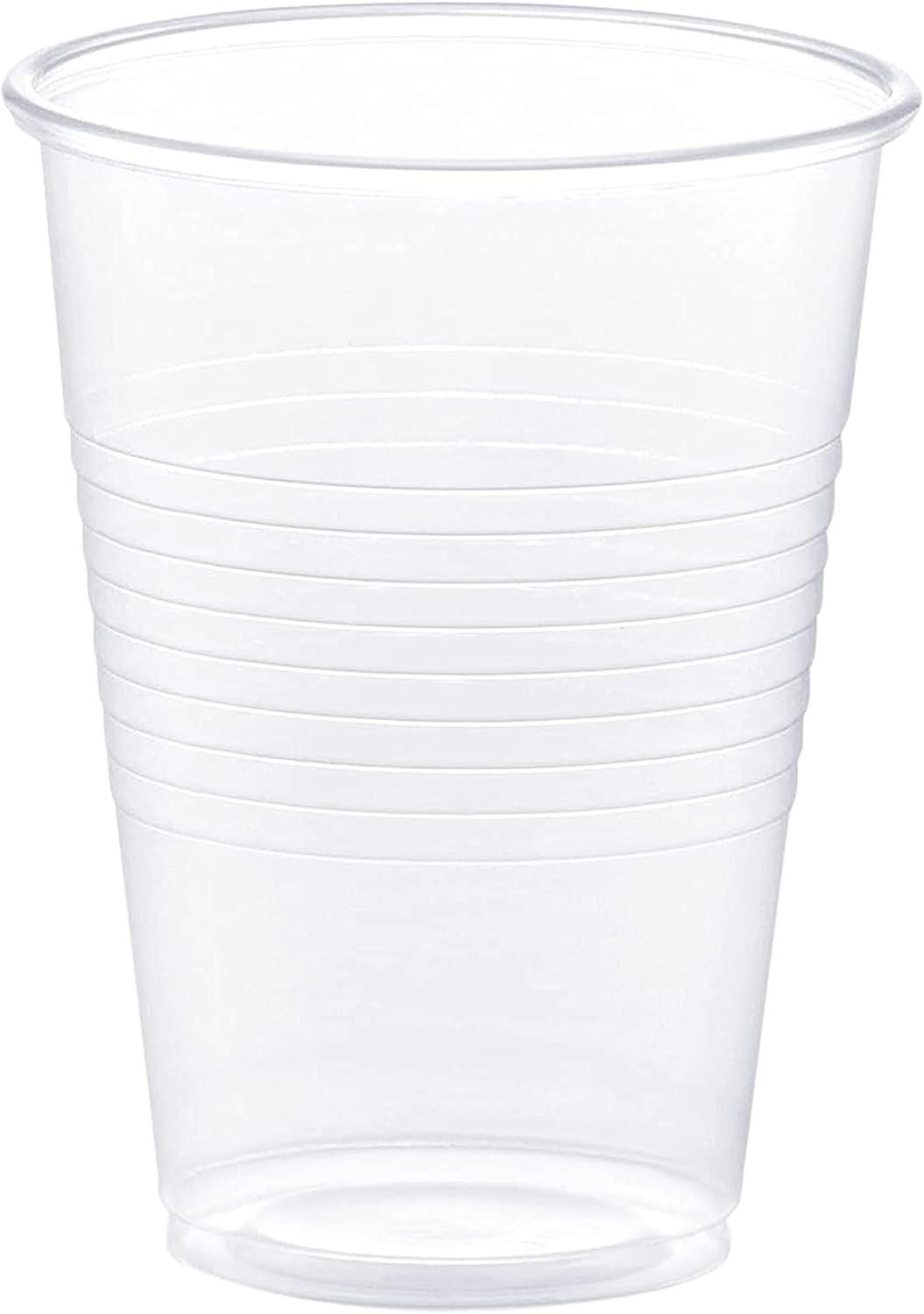 PAMI 9 Oz Clear Plastic Cups for Party Disposable Drinking Cups, 960-Pack