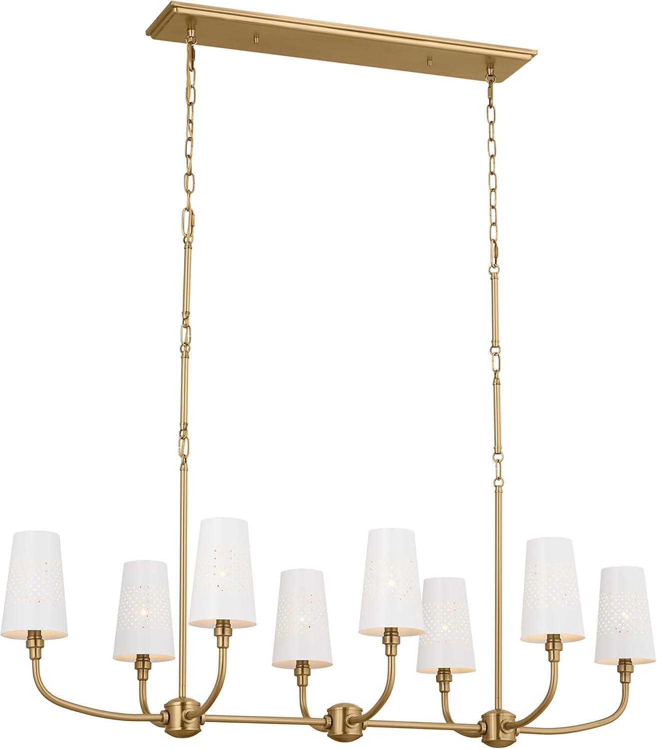 Kichler Lighting Adeena 8 - Light Chandelier in  Brushed Natural Brass