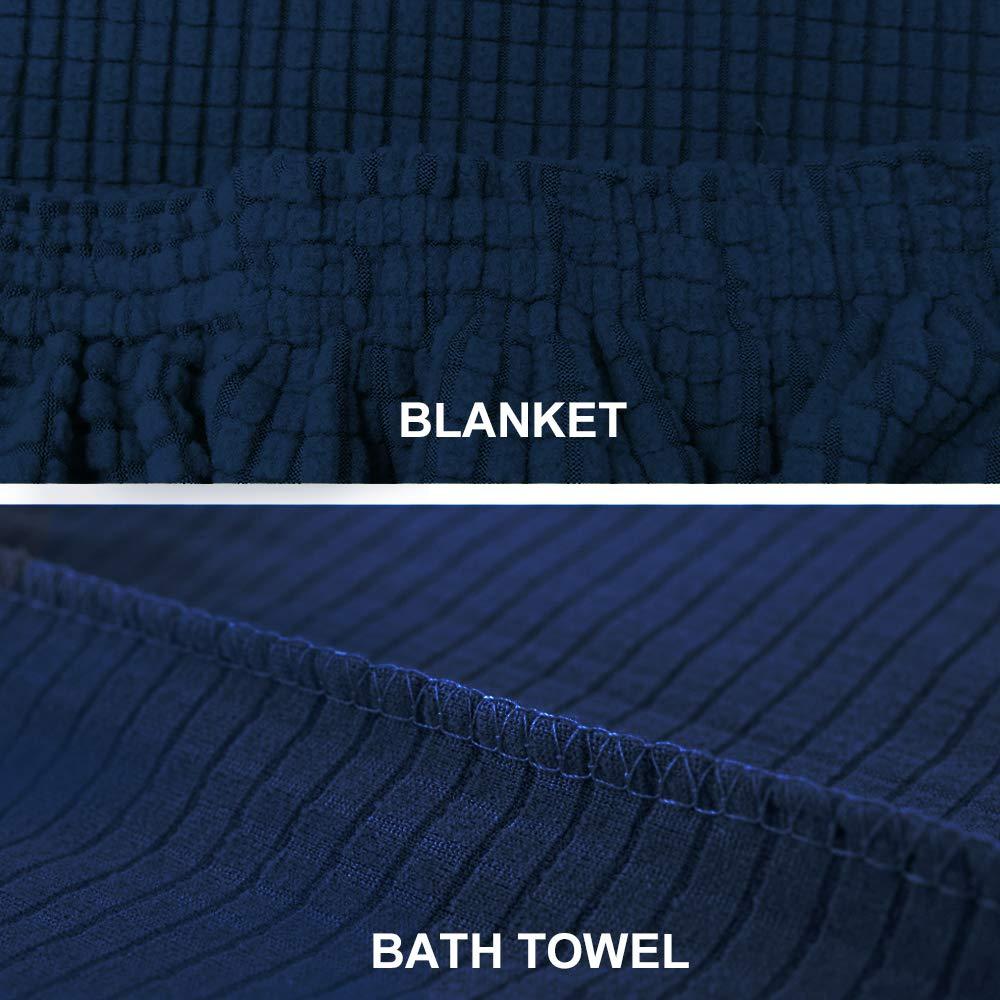 Chair Covers for Dining Room 4 Pack Navy Blue Chair Covers Super Fit Washable Kitchen Chair Protector Cover for Dining Room, Hotel, Ceremony