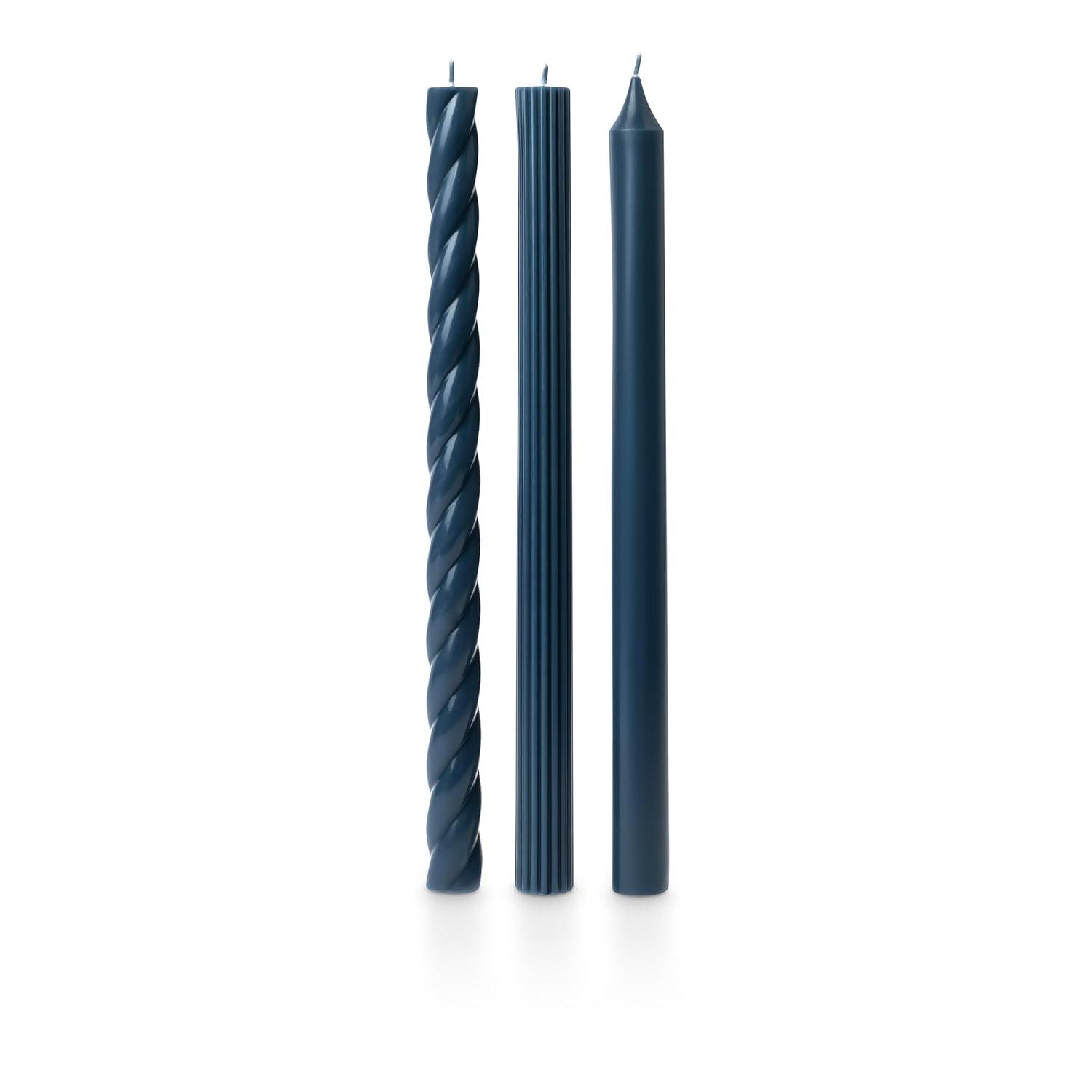 ILLUME Beautifully Done Unscented Assorted Candle Tapers 3-Pack