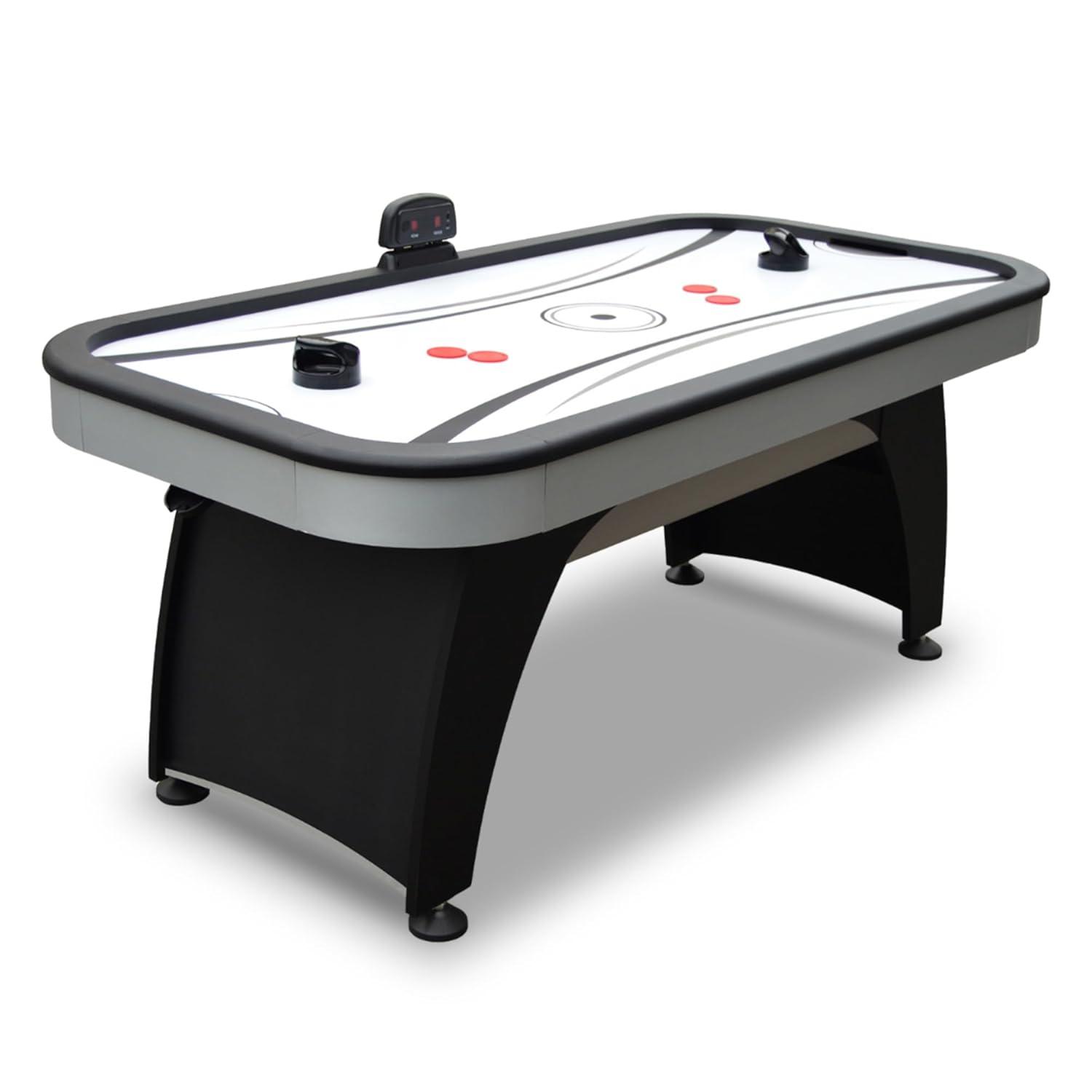 Hathaway Games Silverstreak 72.5" 2 -Player Air Hockey Table with Digital Scoreboard