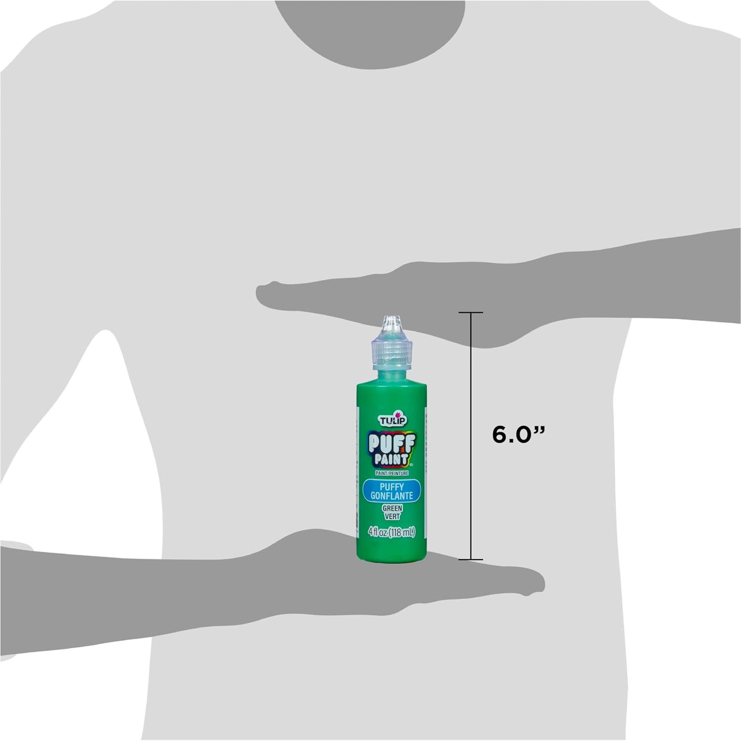 Tulip Puff Fabric Paint 3D, 4 fl oz, Green