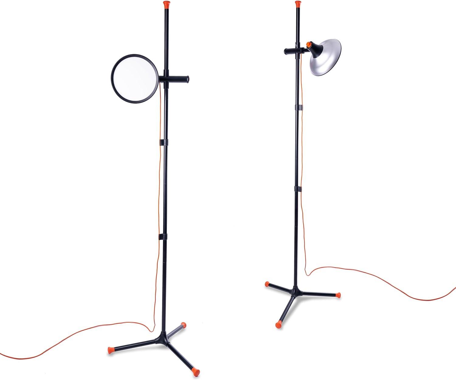 Daylight Artist Studio Lamp 2 with Stand - Chrome and Black