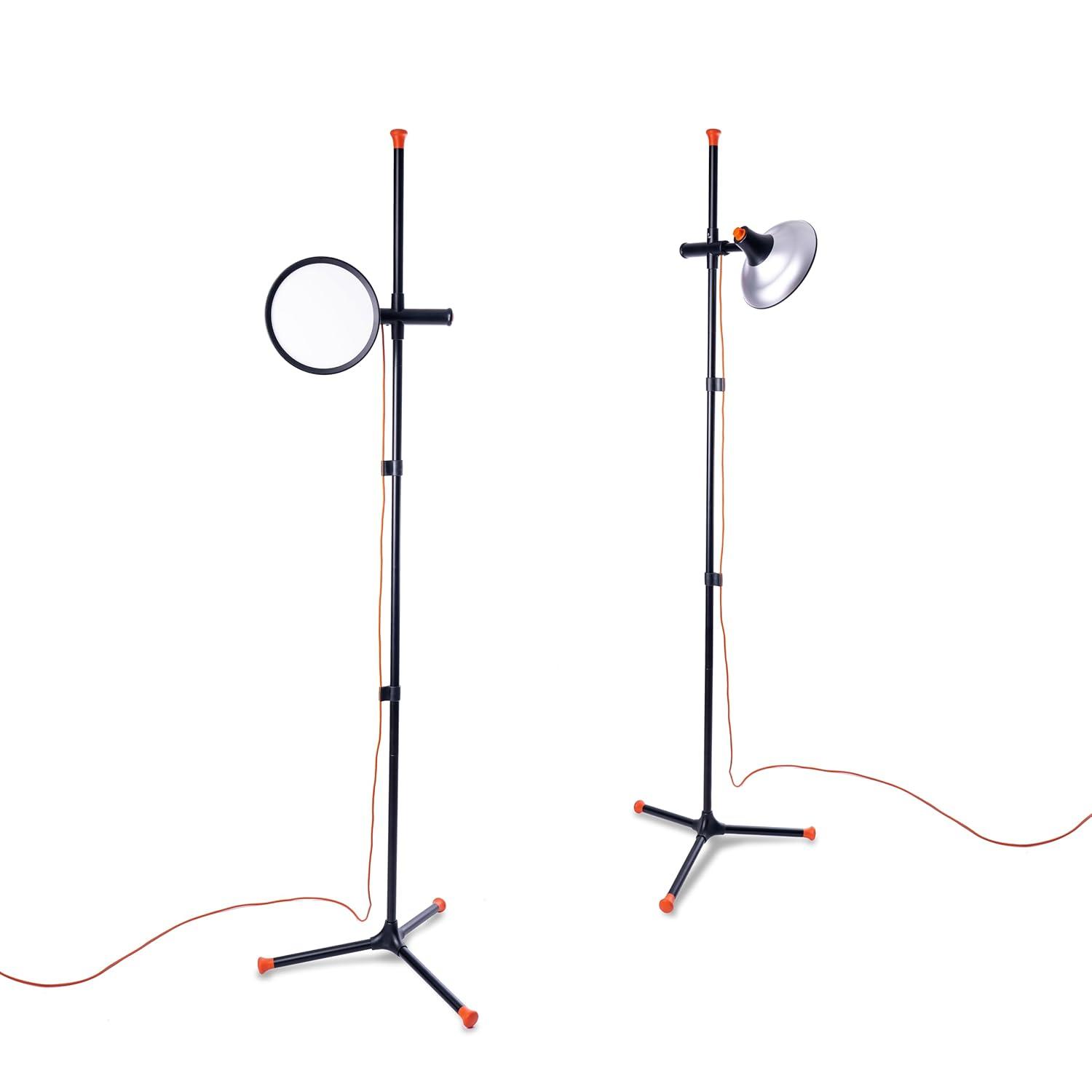 Daylight Artist Studio Lamp 2 with Stand - Chrome and Black