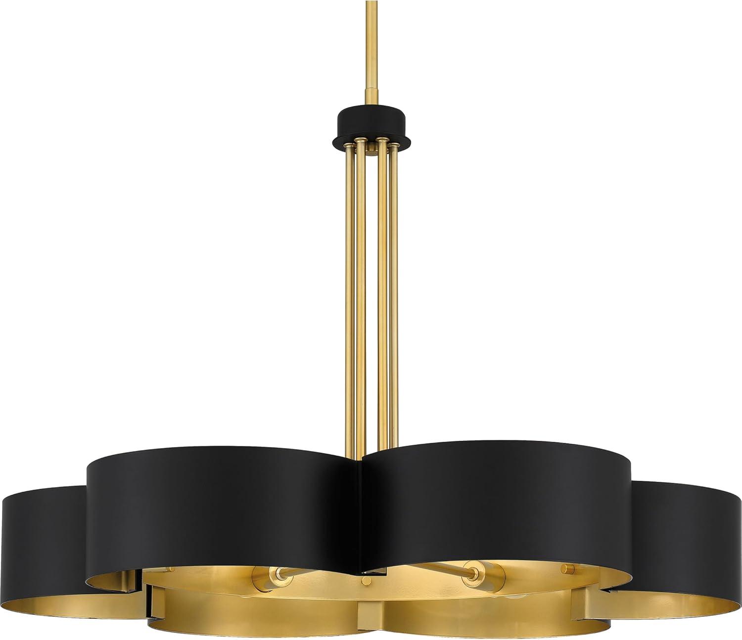 Quoizel Lighting Balsam 6 - Light Chandelier in  Matte Black