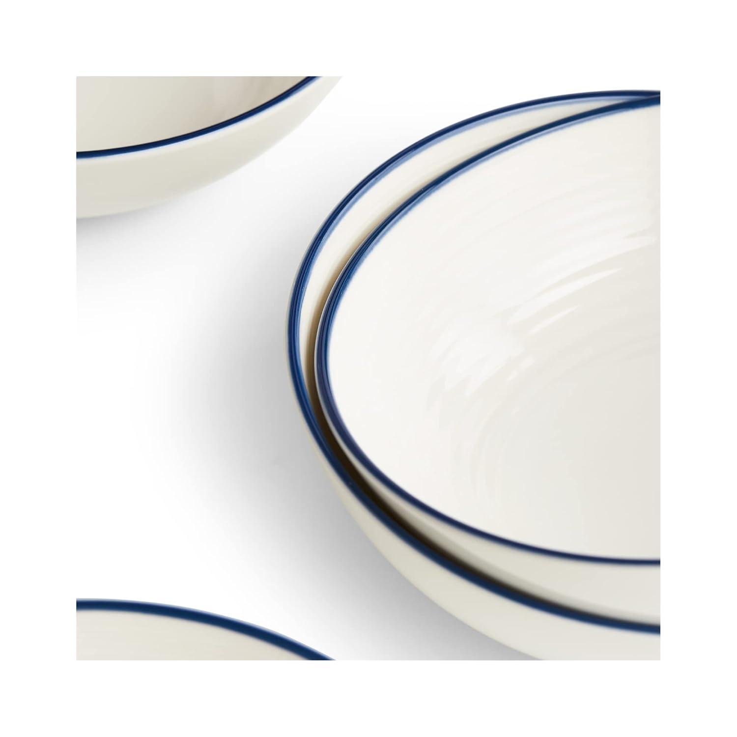 Royal Doulton Exclusively for Gordon Ramsay Gordon Ramsay Maze  Line Cereal Bowl 7" Set of 4 (Set of 4)