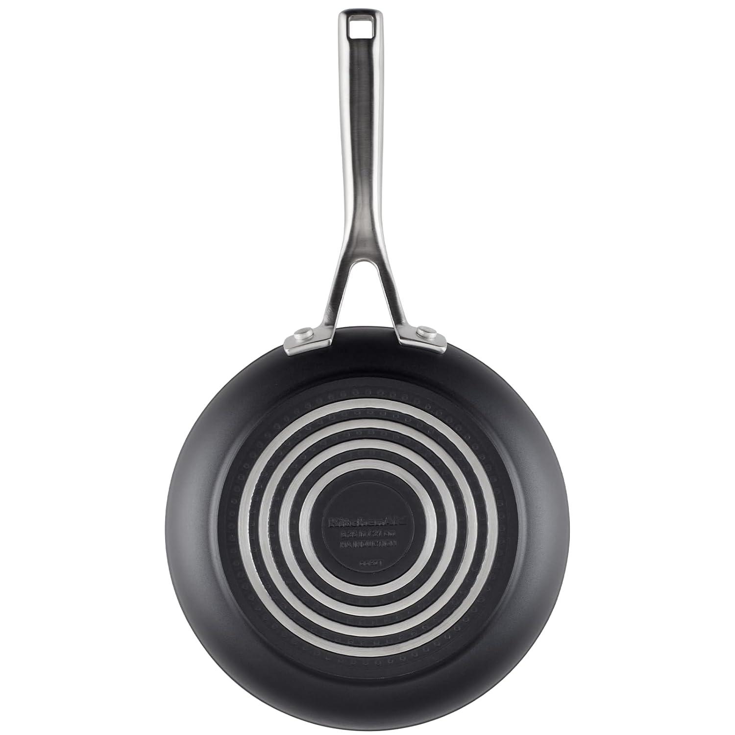 Matte Black 10-Piece Aluminum Nonstick Cookware Set
