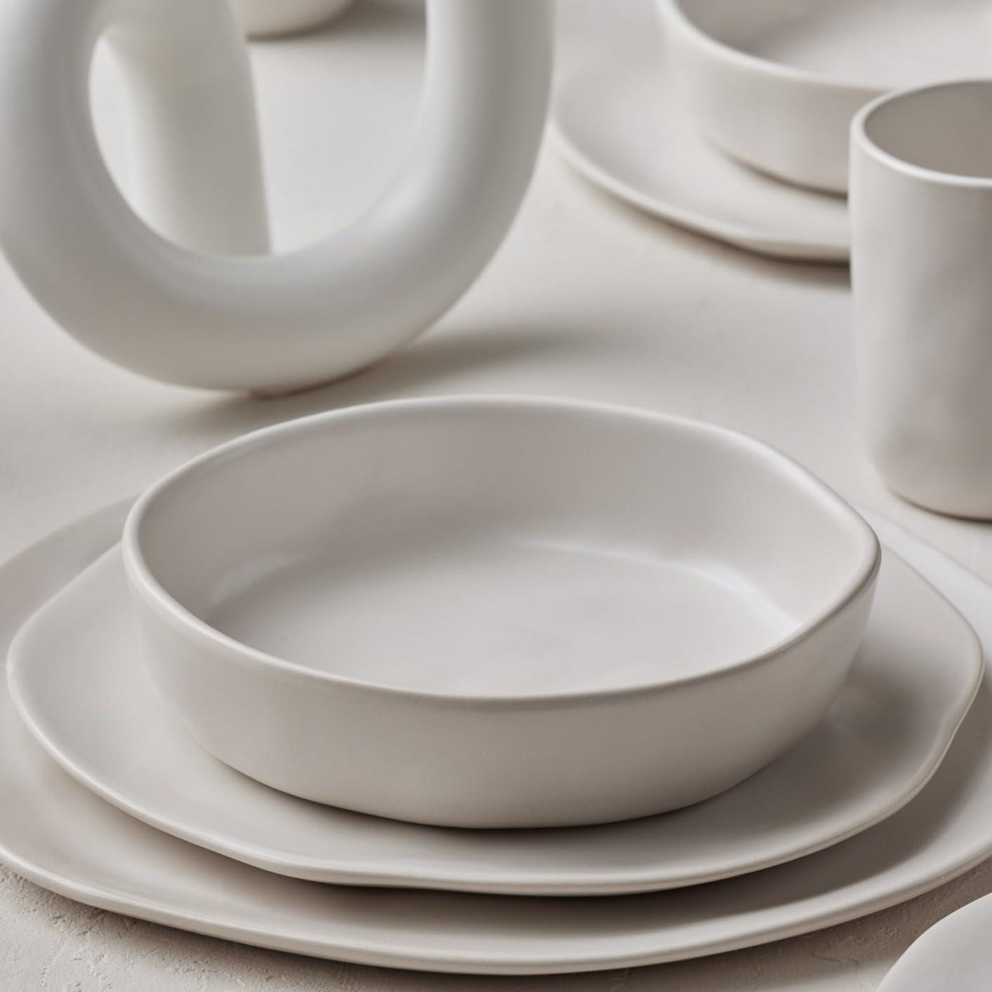 Stone by Mercer Project Hekonda 16-Piece Dinnerware Set Stoneware