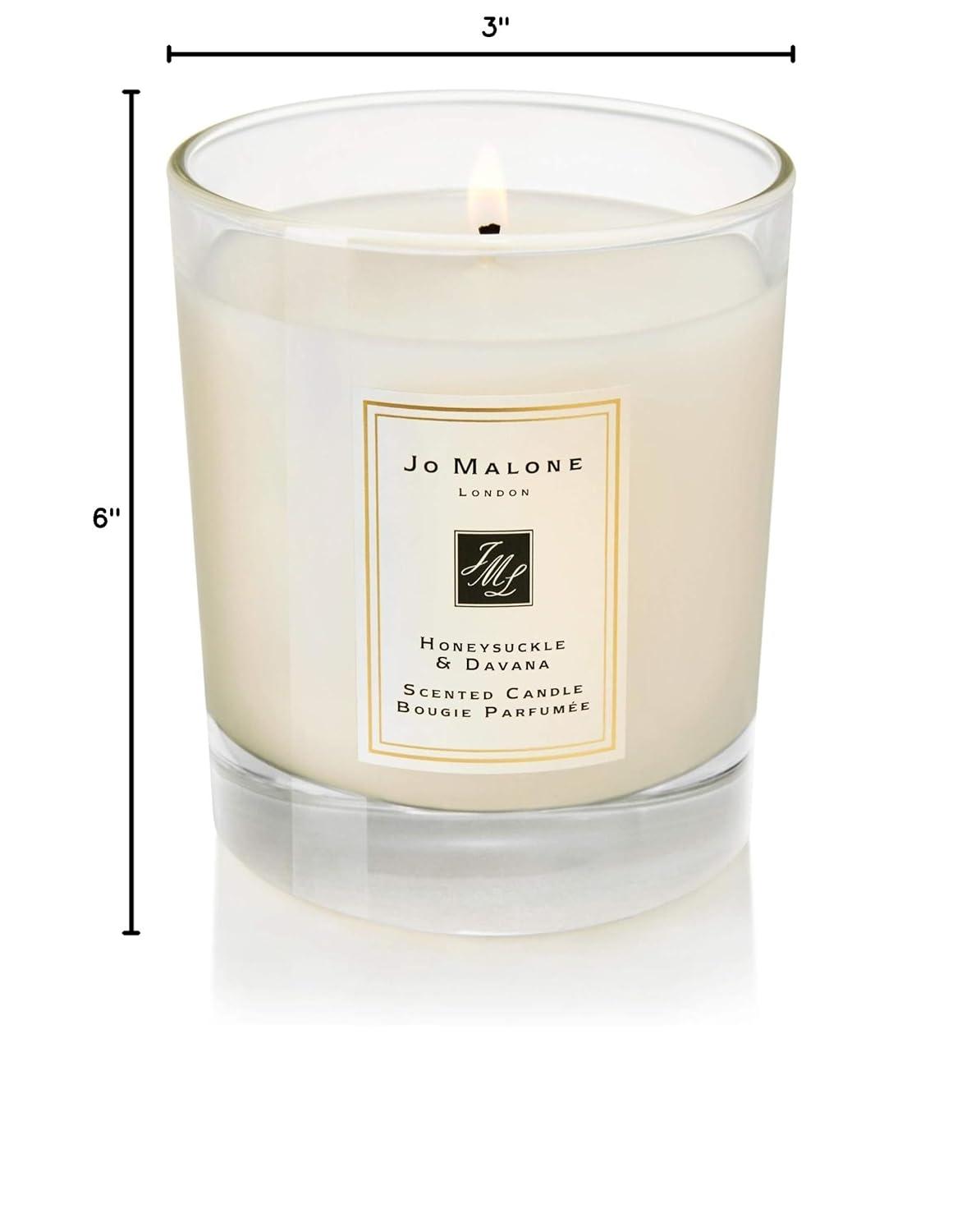 Jo Malone Vela con Aroma a Madreselva y Davana Vela de 7,1 oz