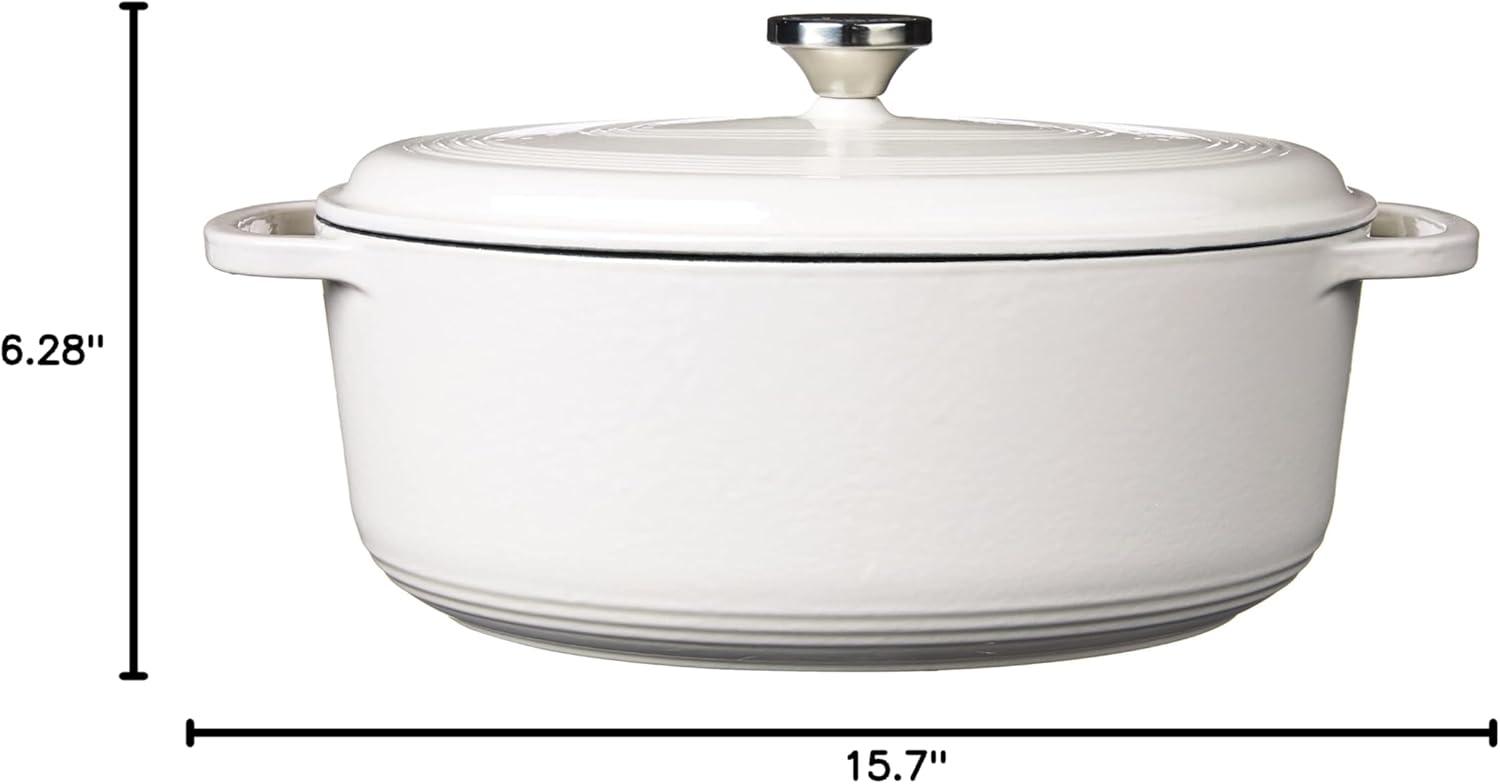 Lodge 7 Quart Enameled Cast Iron Dutch Oven Available