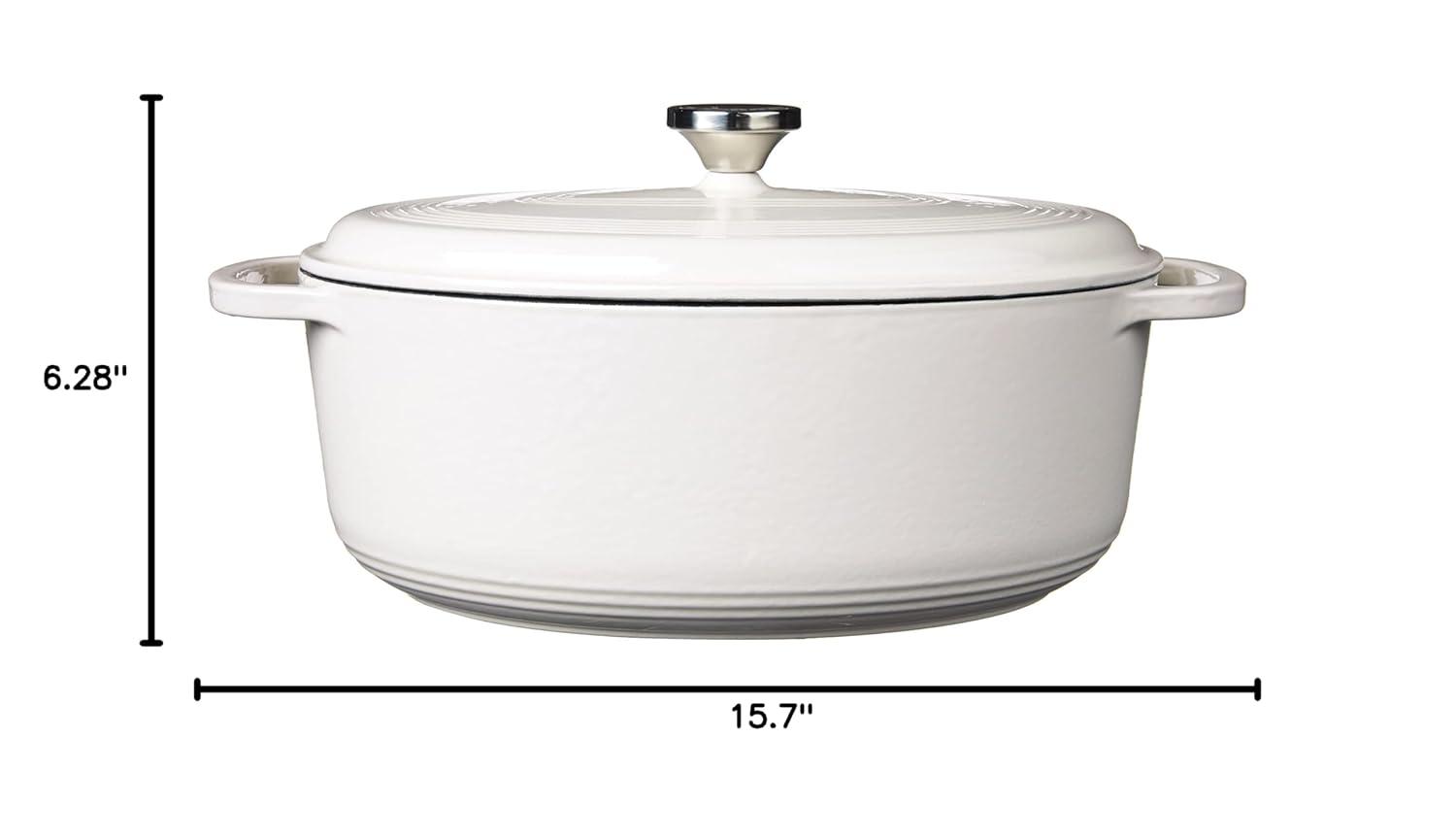 Lodge 7 Quart Enameled Cast Iron Dutch Oven Available