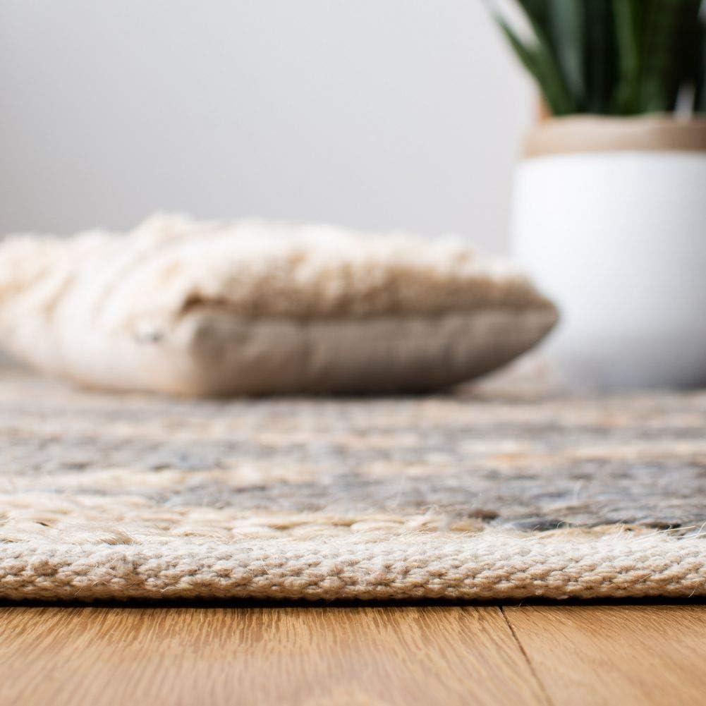 Kilim KLM458 Hand Woven Area Rug - Natural/Grey - 3'x5' - Safavieh.