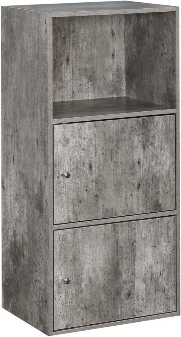 Convenience Concepts Xtra Storage 2 Door Cabinet with Shelf, Faux Birch