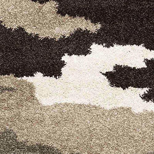 Florida Shag SG453 Power Loomed Indoor Area Rug - Beige/Multi - 5'3"x7'6" - Safavieh.