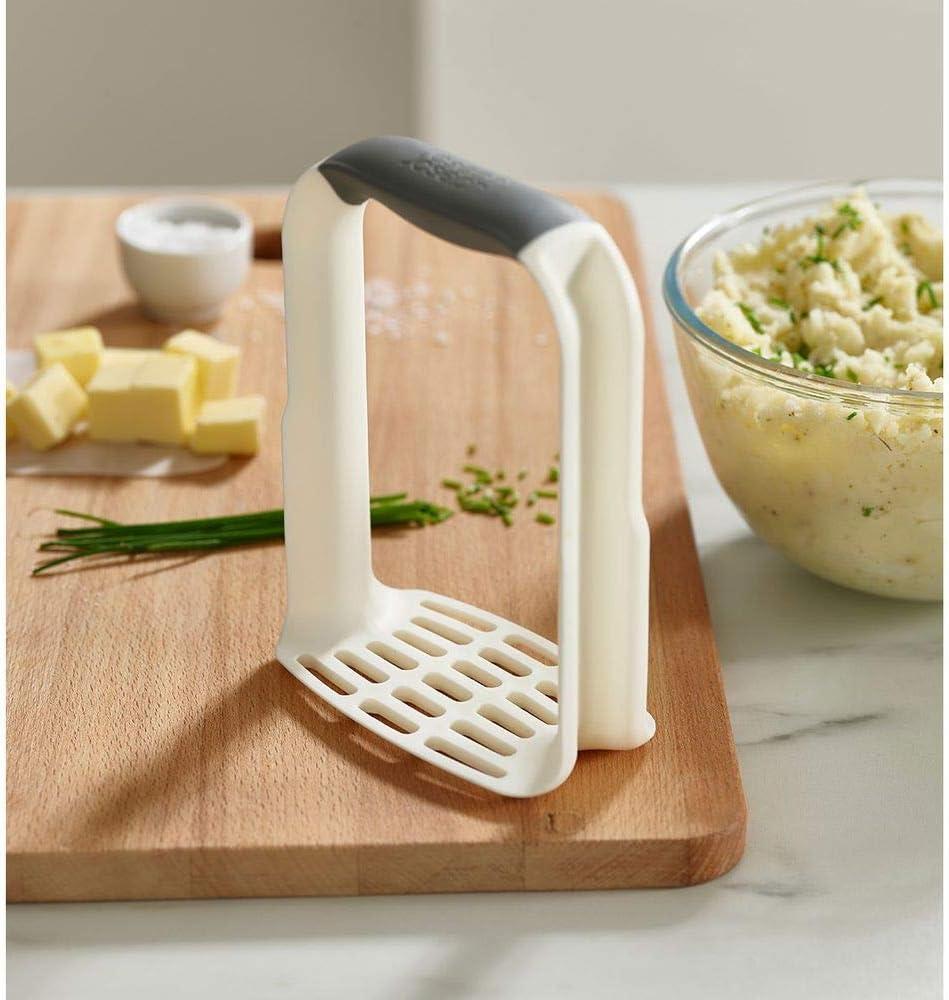 Cream Off-White Stainless Steel Potato Masher