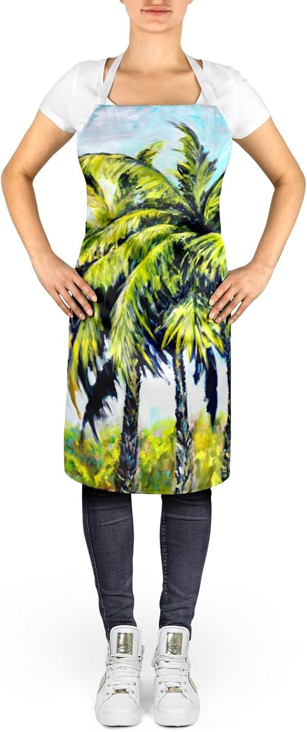 Carolines Treasures MW2145APRON 30 x 27 in. Tropical Breeze Palm Trees Apron