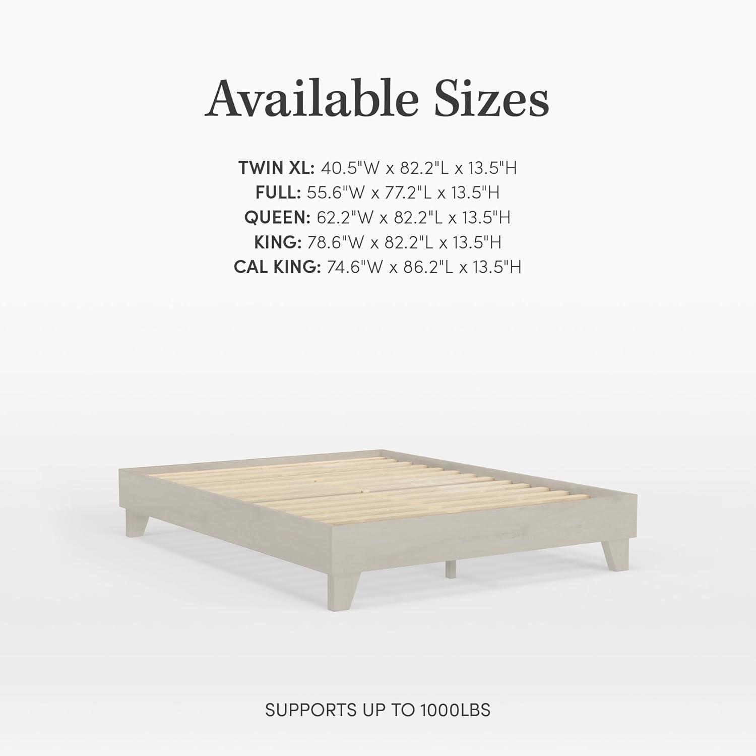 Dedrie Solid Wood Bed