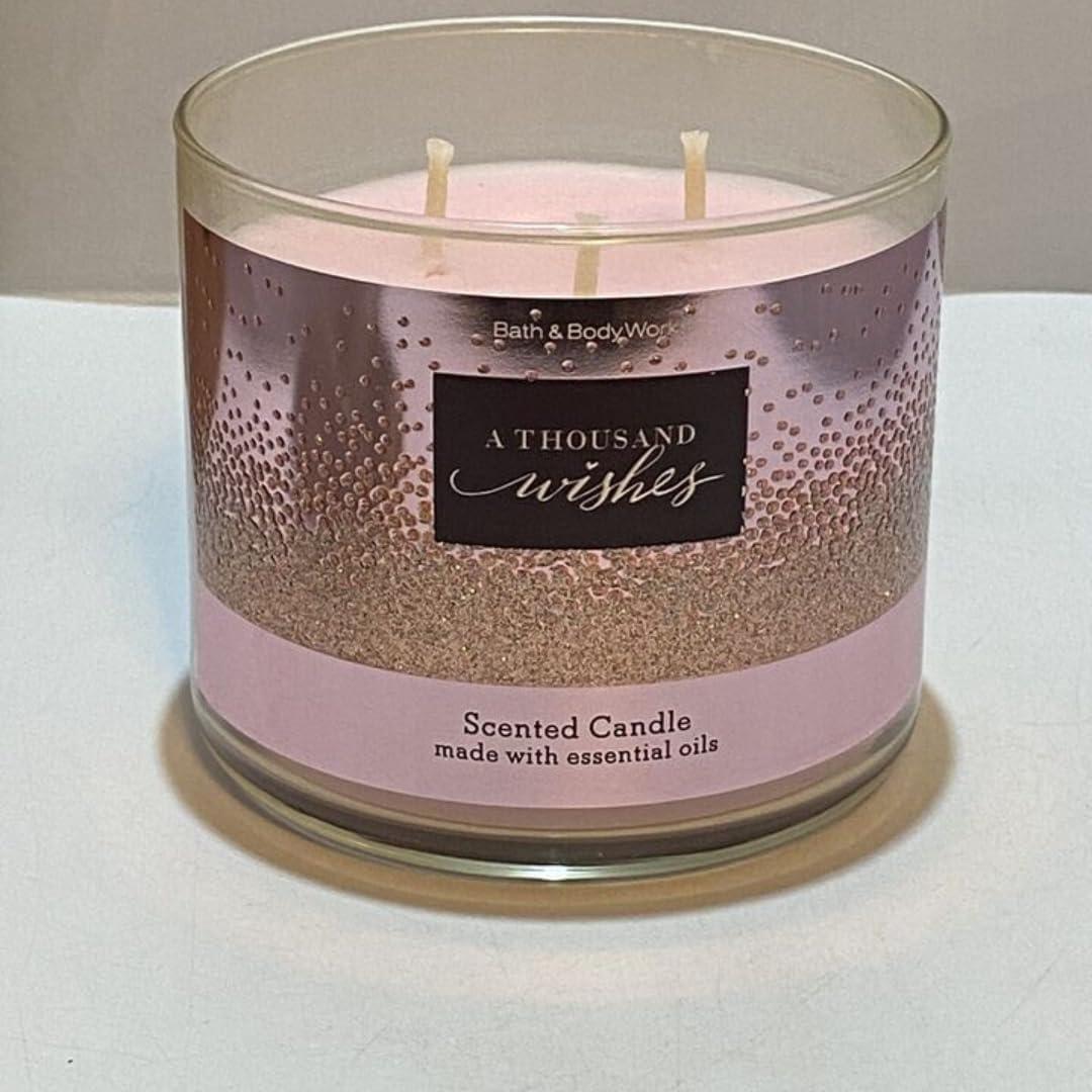 Pink Scented Jar Candle with Decorative Lid