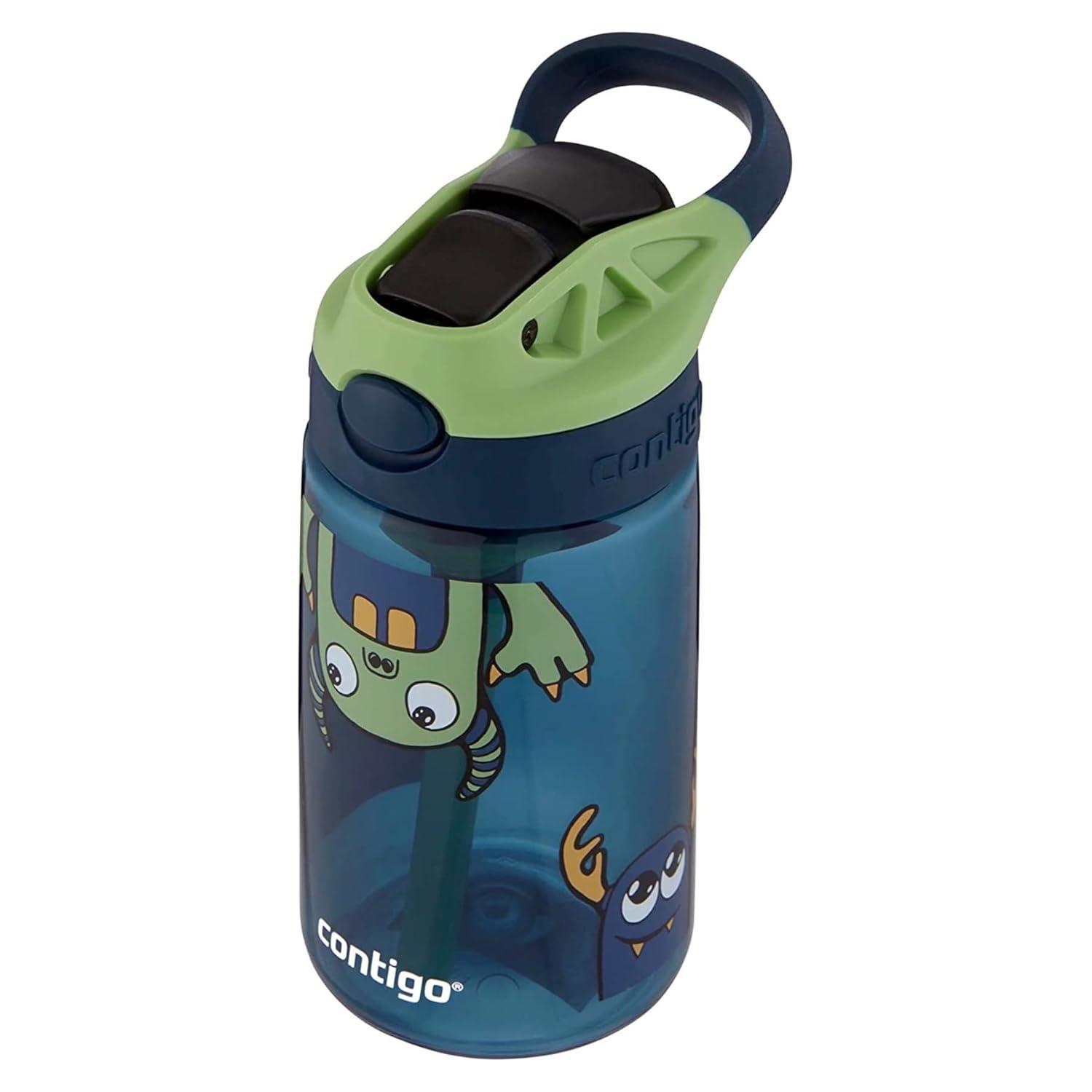 Contigo Kid's 14 oz. AutoSpout Straw Water Bottle with Easy-Clean Lid