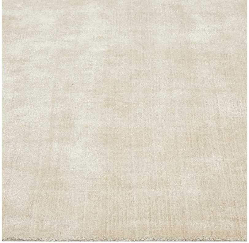Solo Rugs Knotted, 5' x 8' Lodhi Contemporary Solid Hand Loomed Area Rug, Sepia