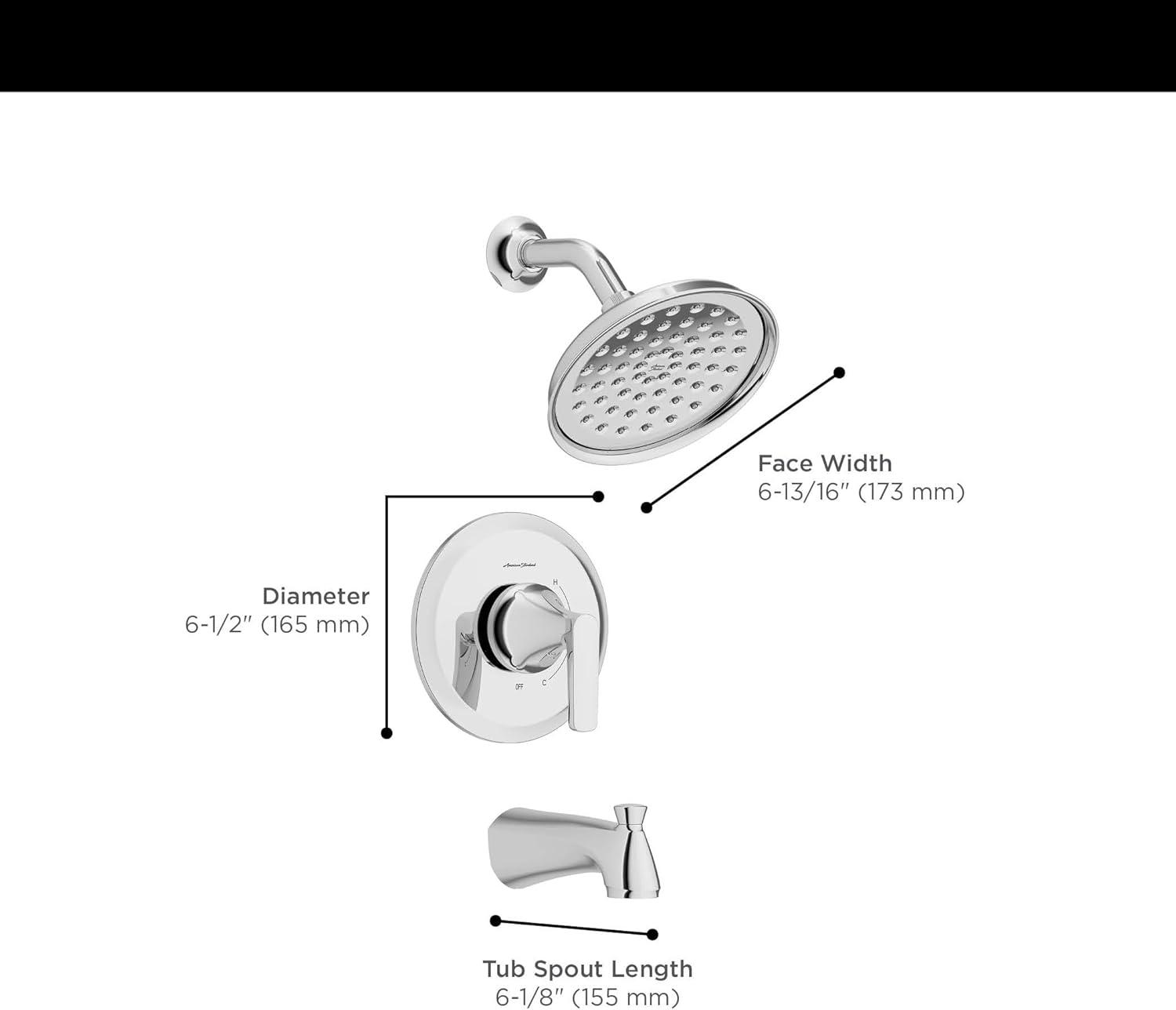 Becklow Pressure-Balanced (Temperature Control Only) Complete Shower System