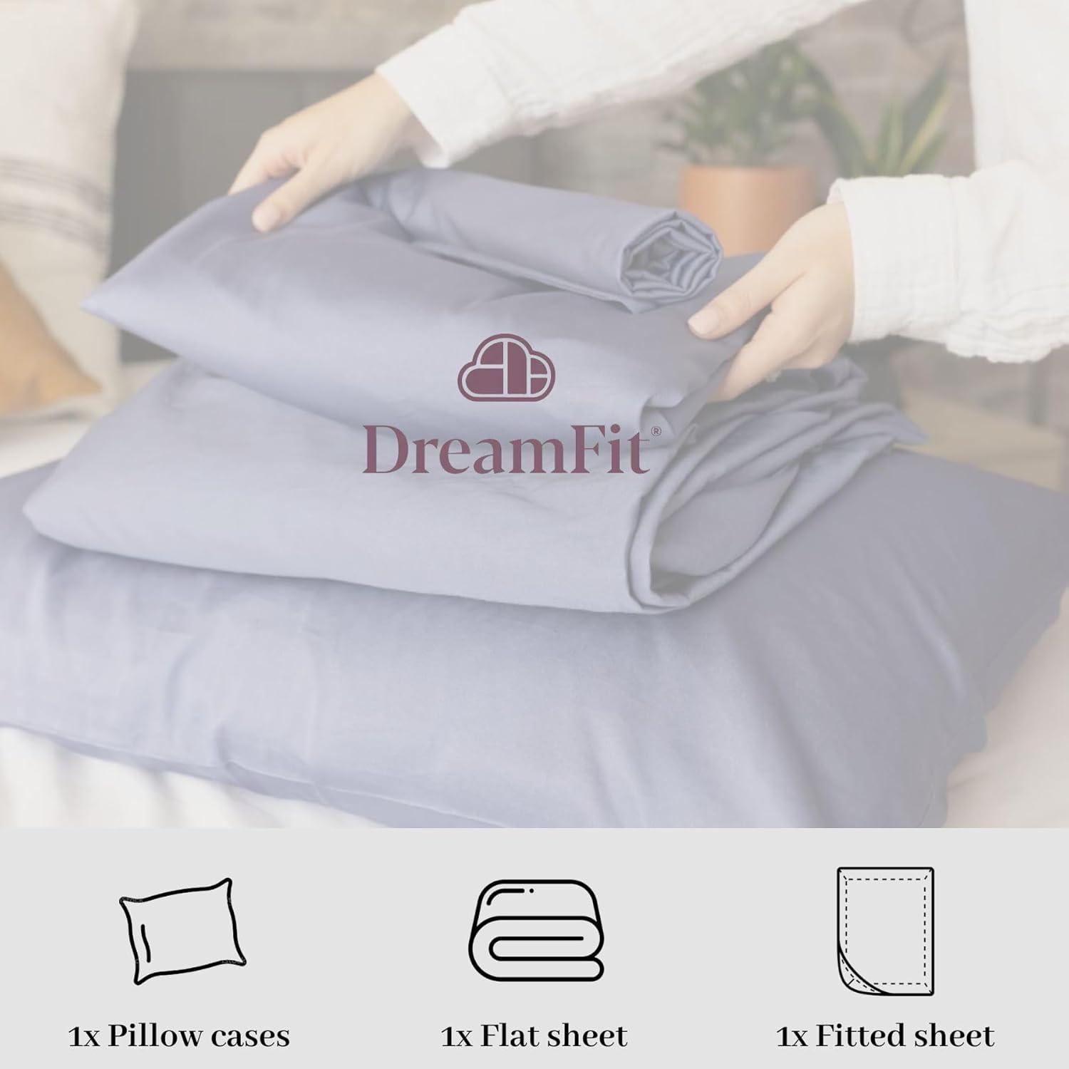 100% Pima Cotton Sheet Set, DreamCool™ Collection - White - Twin