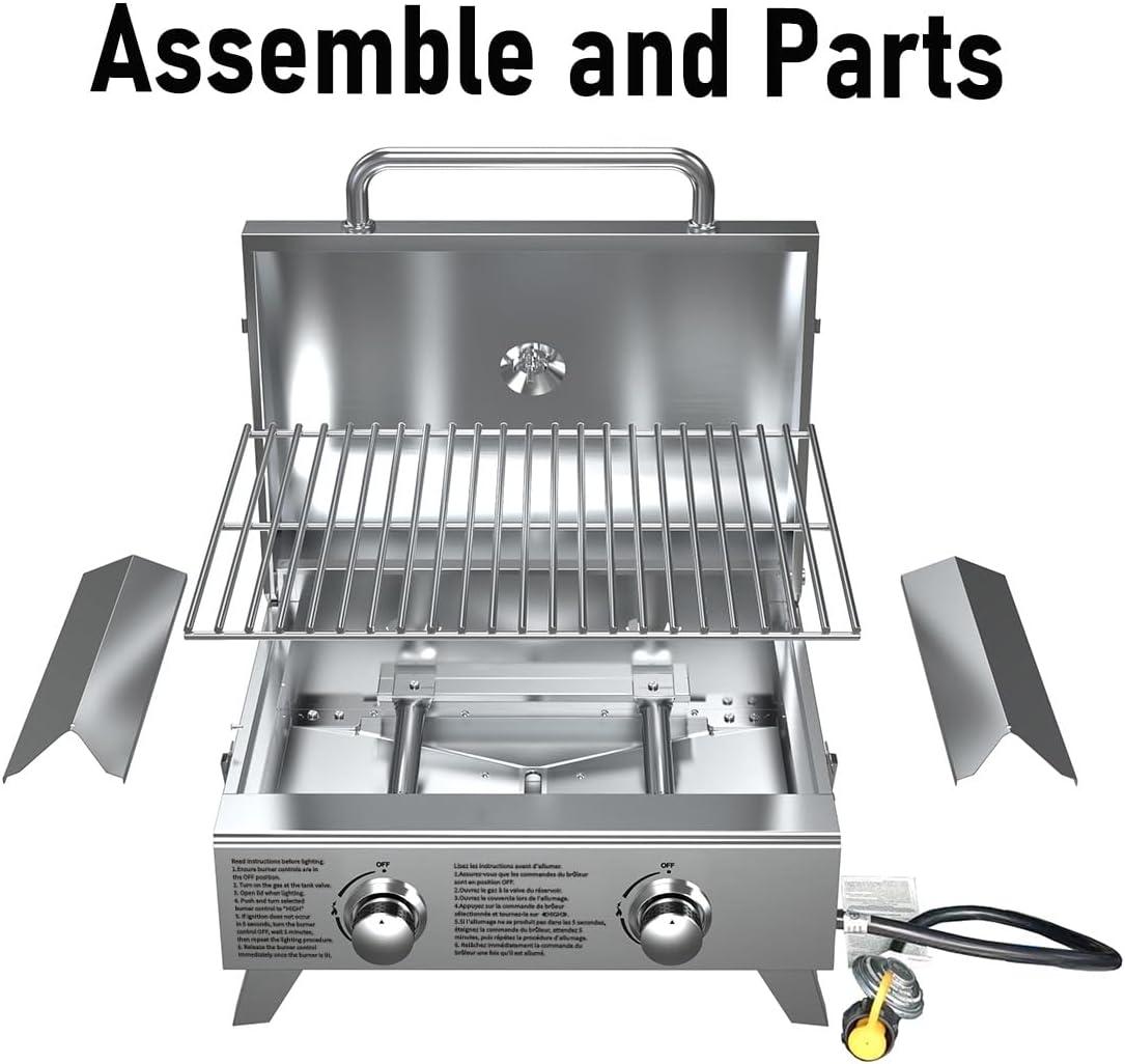 Costway 2 - Burner Portable Liquid Propane Infrared Gas Grill