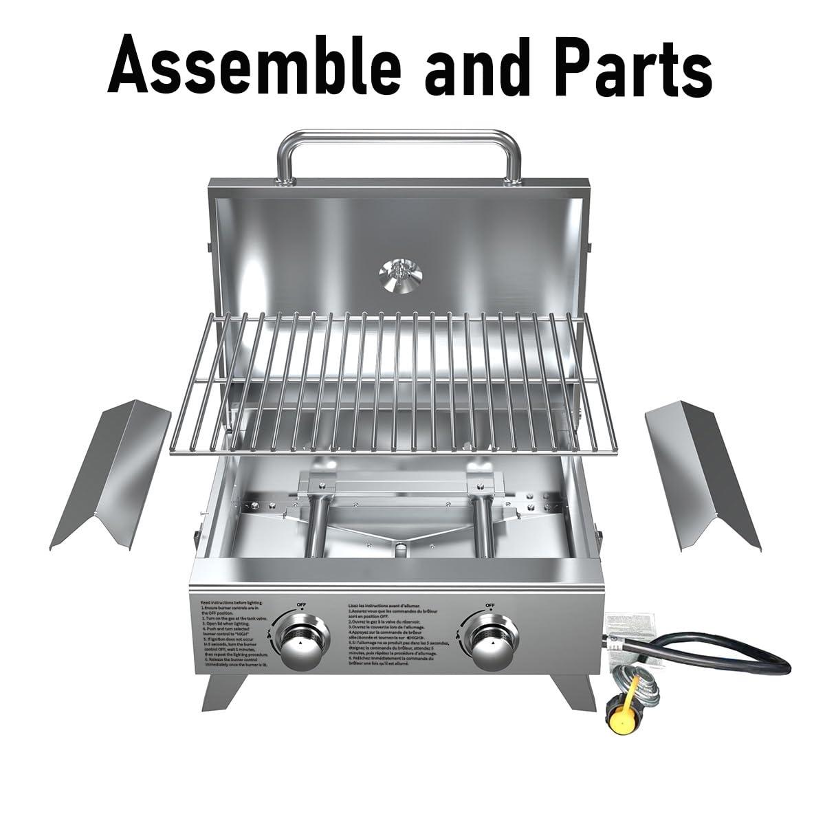 Costway 2 - Burner Portable Liquid Propane Infrared Gas Grill