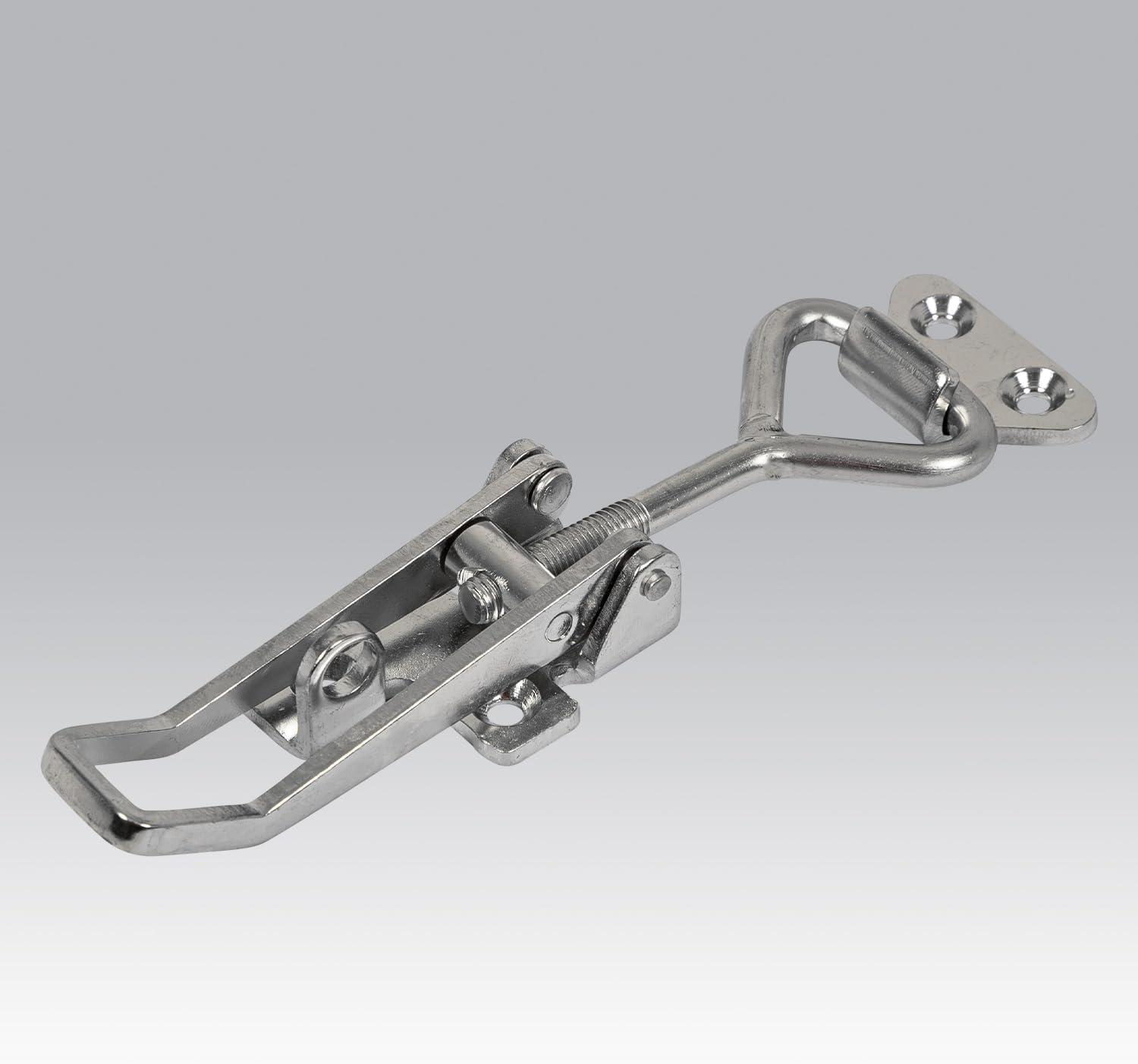 Heavy Duty Stainless Steel Adjustable-Grip Cabinet Draw Latch