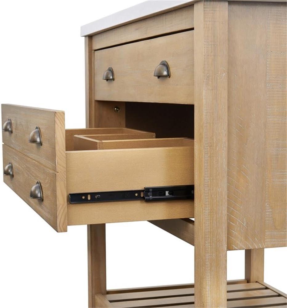 Martin Svensson Home Monterey 37" Wood Single Bathroom Vanity Driftwood