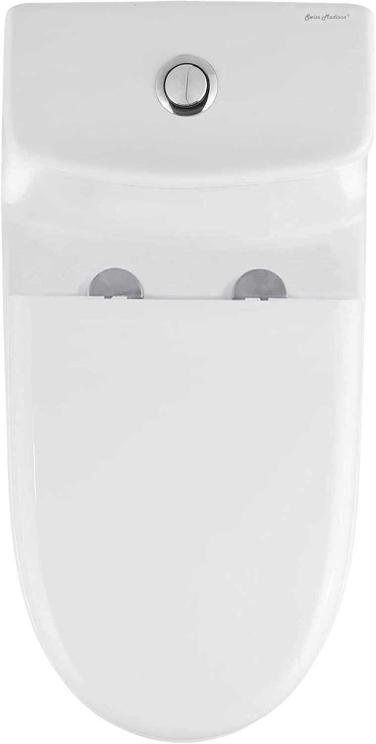 Swiss Madison Ivy One-Piece Elongated Toilet Vortex Dual-Flush 1.1/1.6 gpf