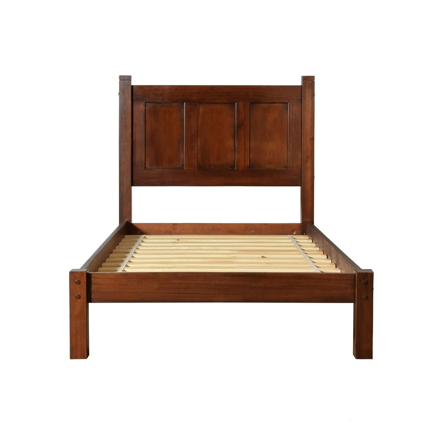 Shaker Solid Wood Panel Bed