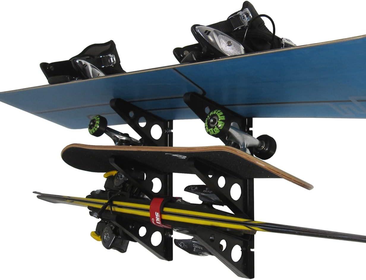 StoreYourBoard Trifecta Ski Storage Rack | 3 Levels
