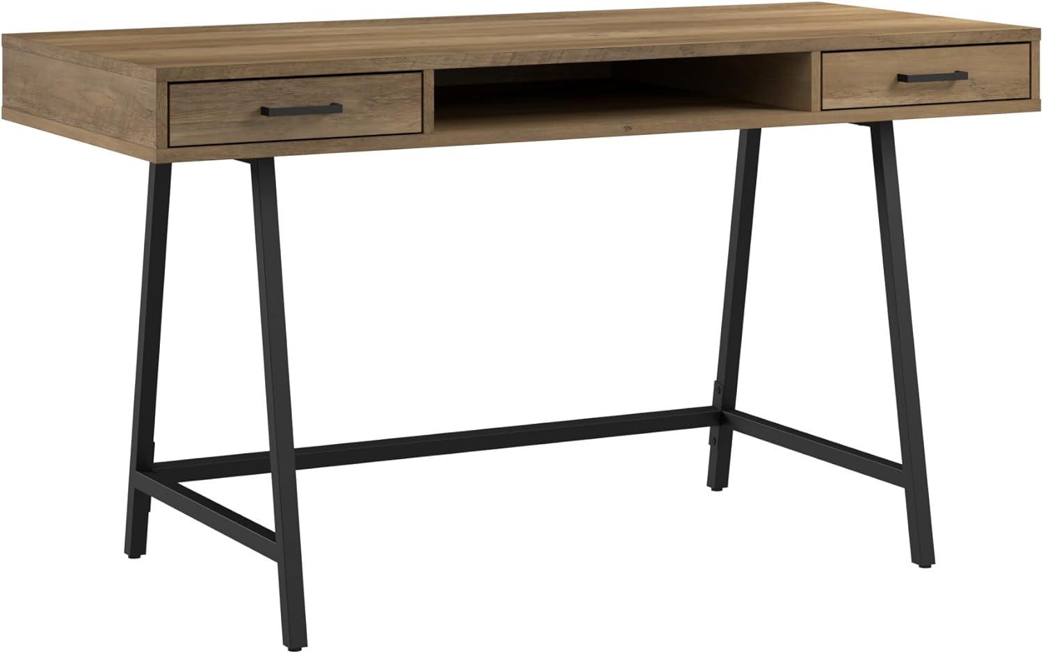 Steele 54W Writing Desk in Reclaimed Pine by Bush Furniture - Engineered Wood