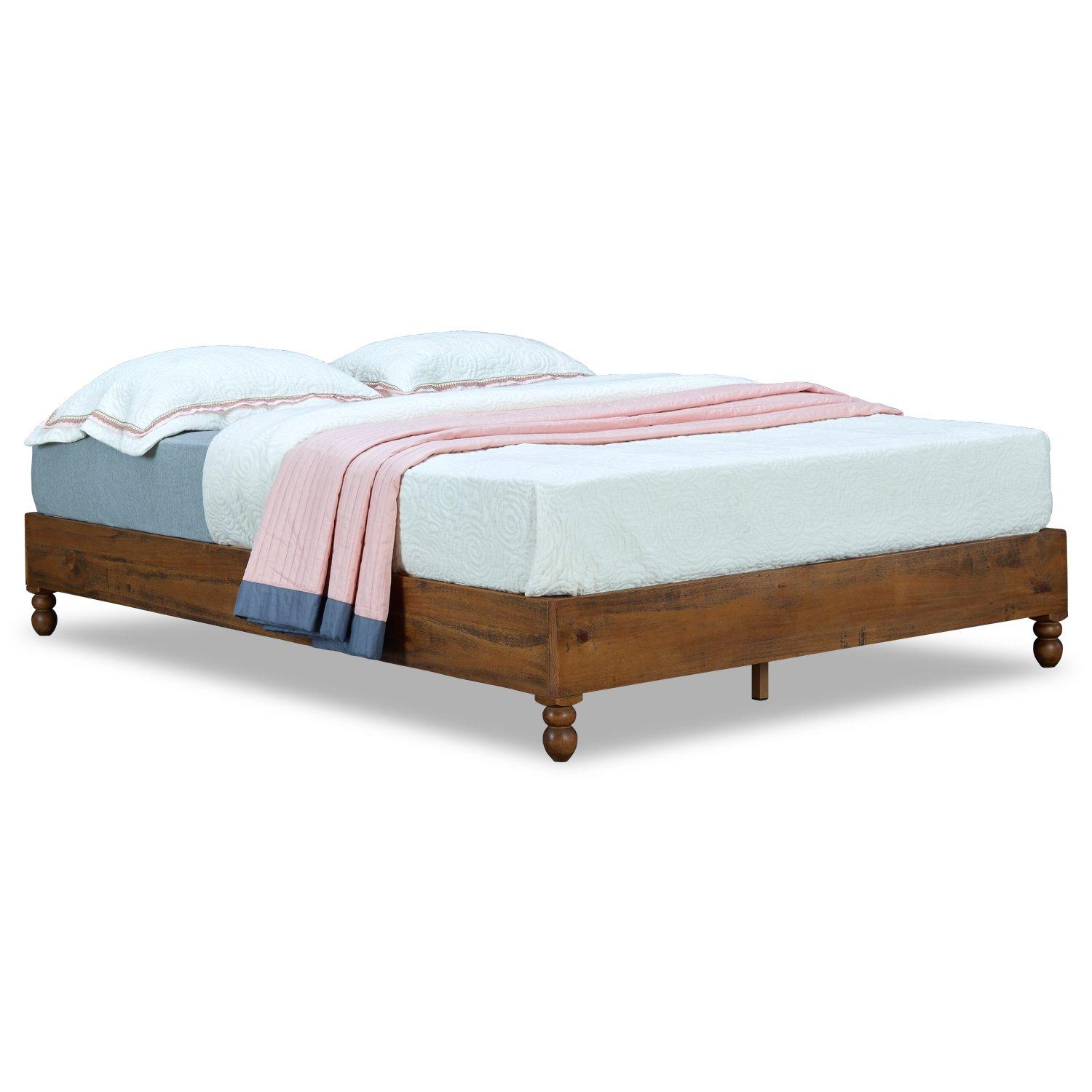 Millwood Pines 12" Wood Bed Frame