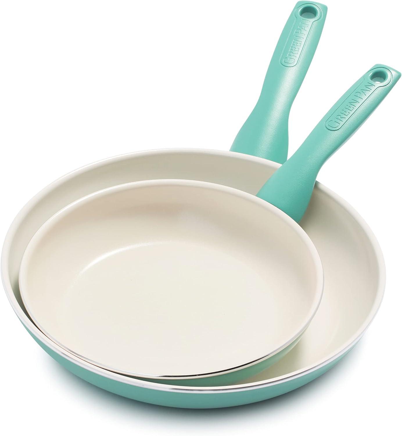 GreenPan Rio Healthy Ceramic Nonstick 8" and 10" Frying Pan Set