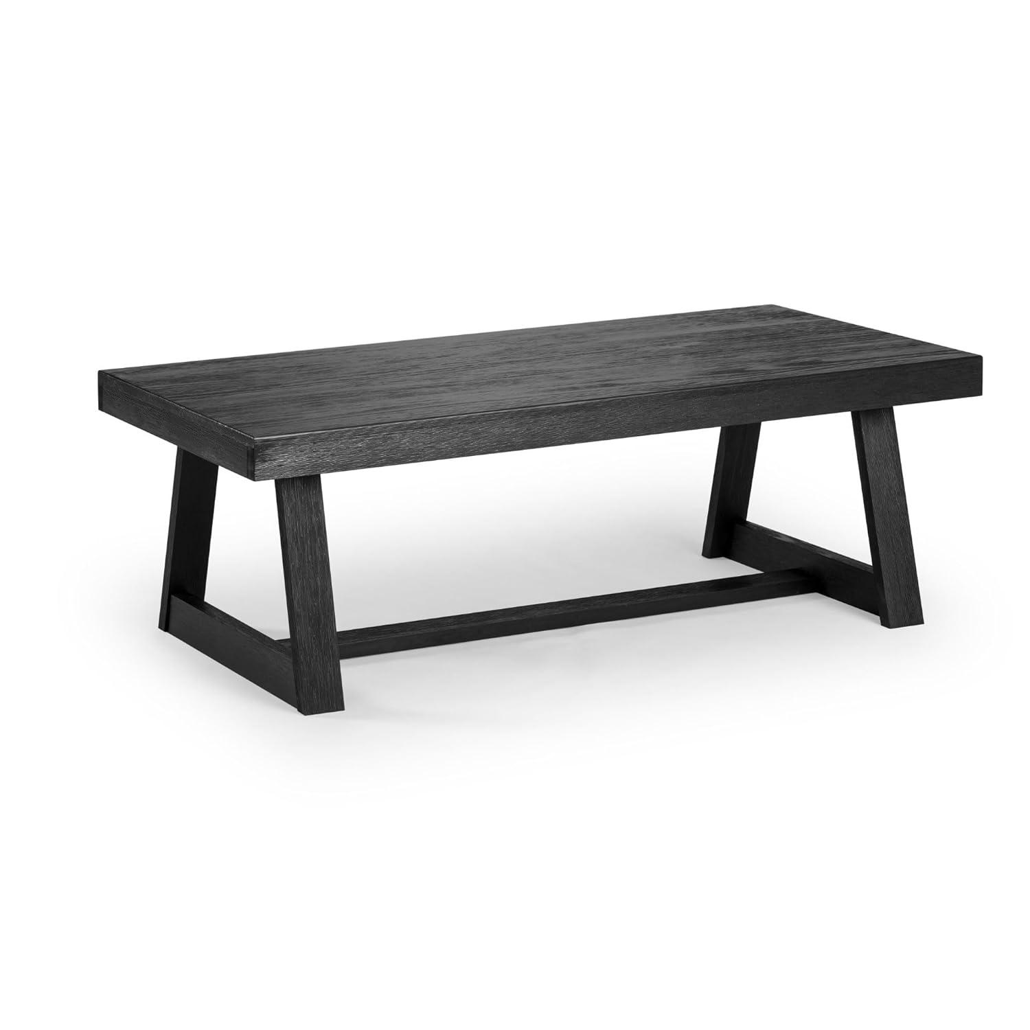 Plank+Beam Solid Wood Classic Rectangular Coffee Table, 48" Farmhouse Coffee Table