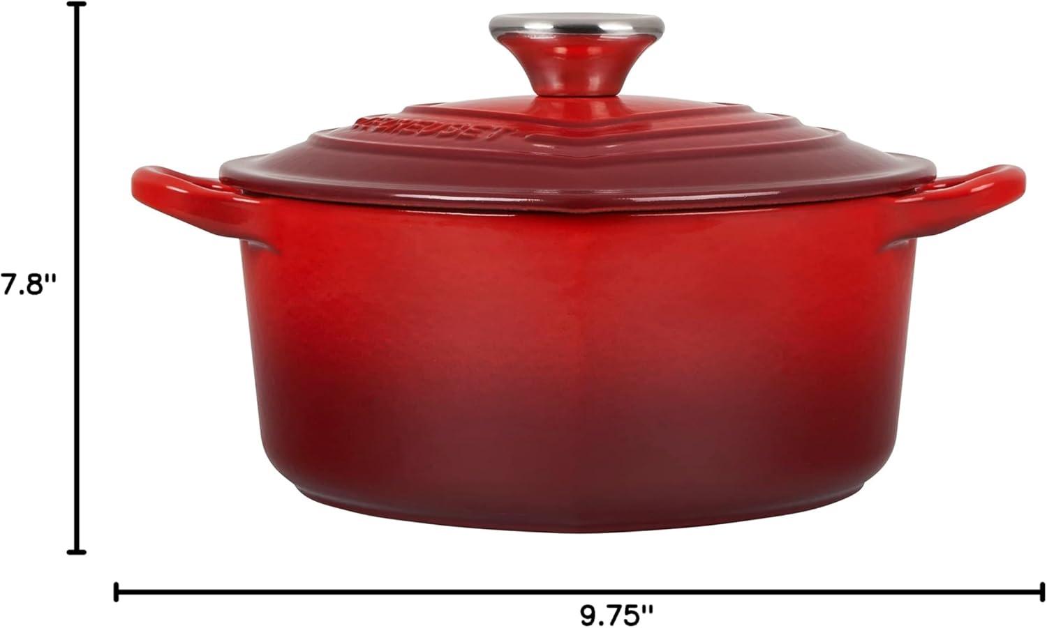 Le Creuset Le Creuset Enameled Cast Iron L'Amour Collection 2 Qt Heart Sheped Dutch Oven with Lid