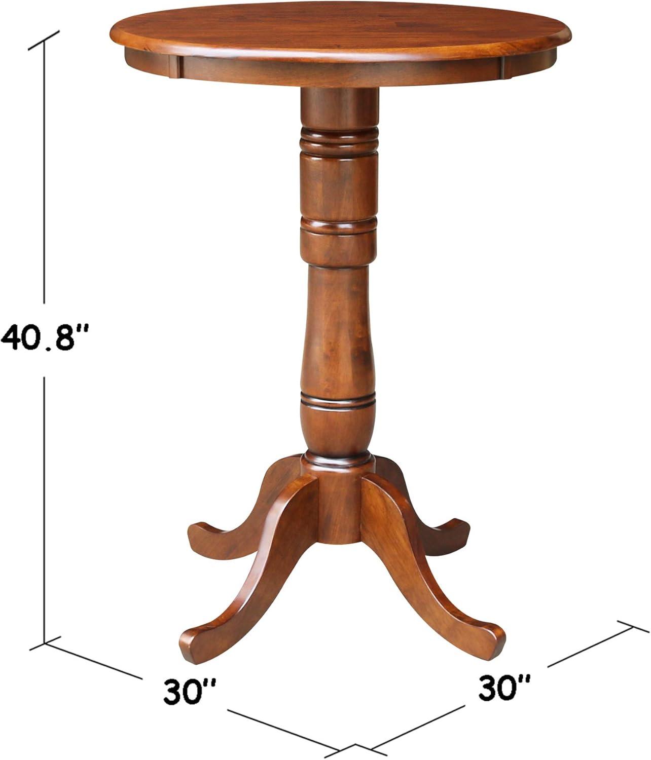 International Concepts 30 inches Round Top Pedestal Table - 40.9 inchesH